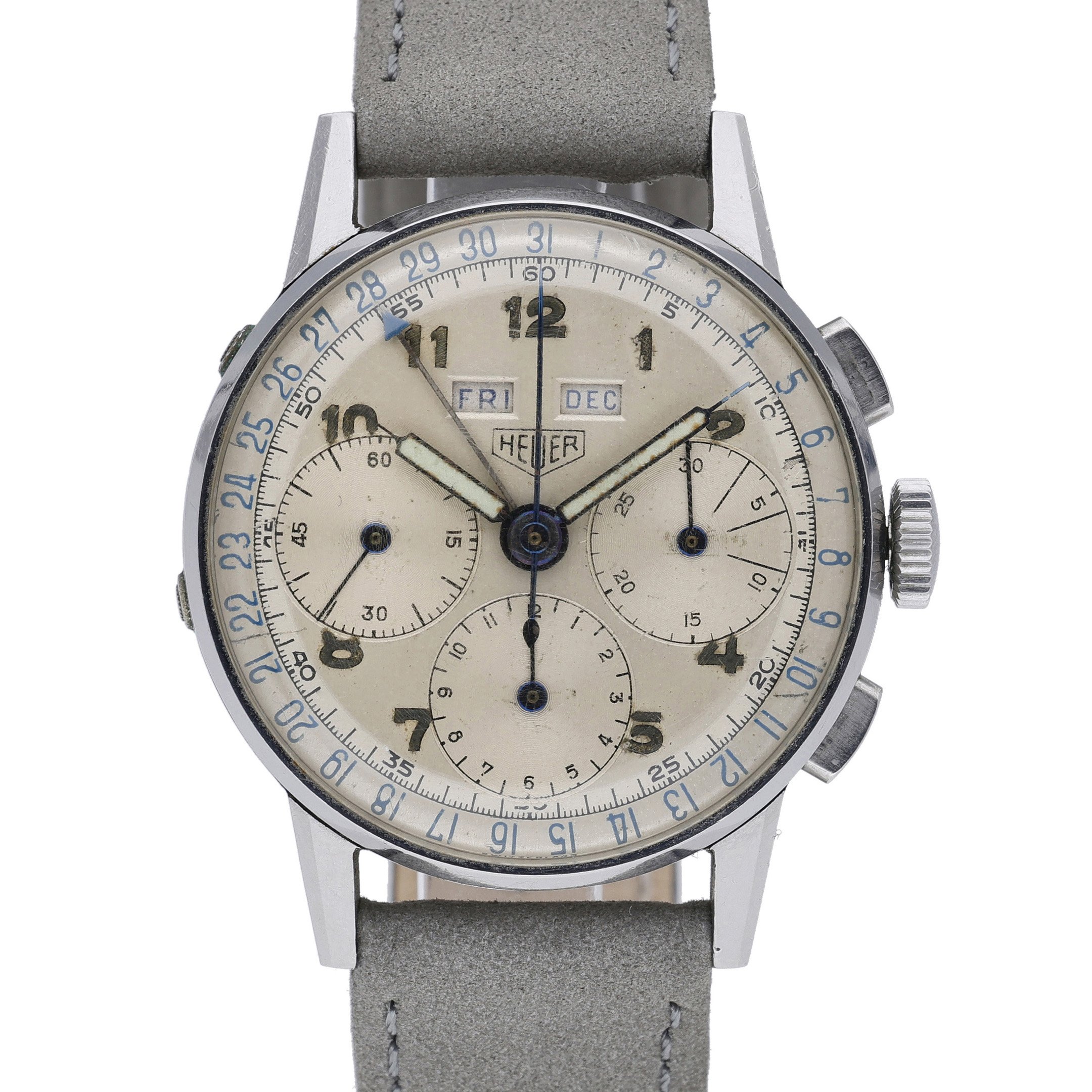 Heuer Triple Date at Sonning Vintage Watches