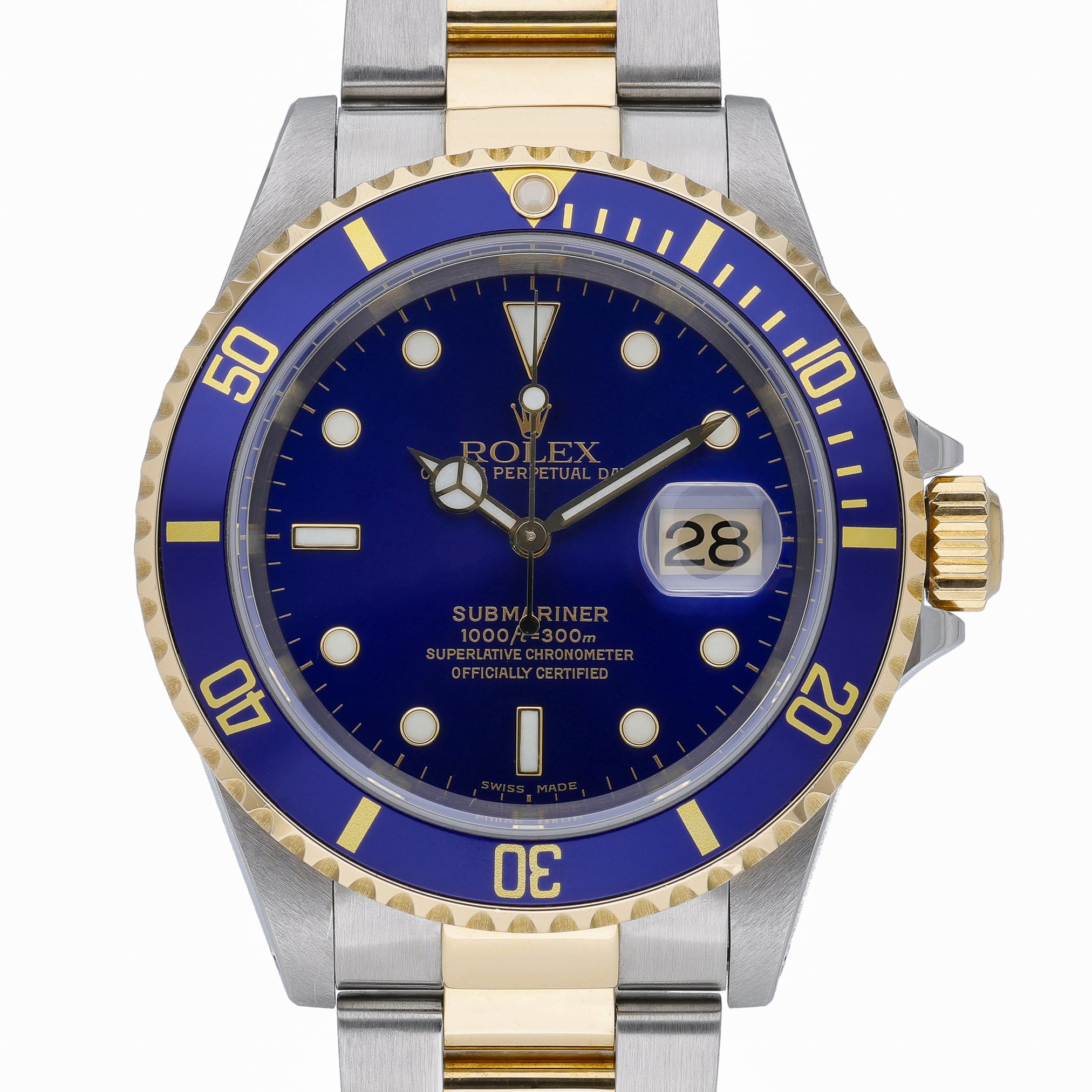 Rolex Submariner 16613 Blue Dial at Sonning Vintage Watches