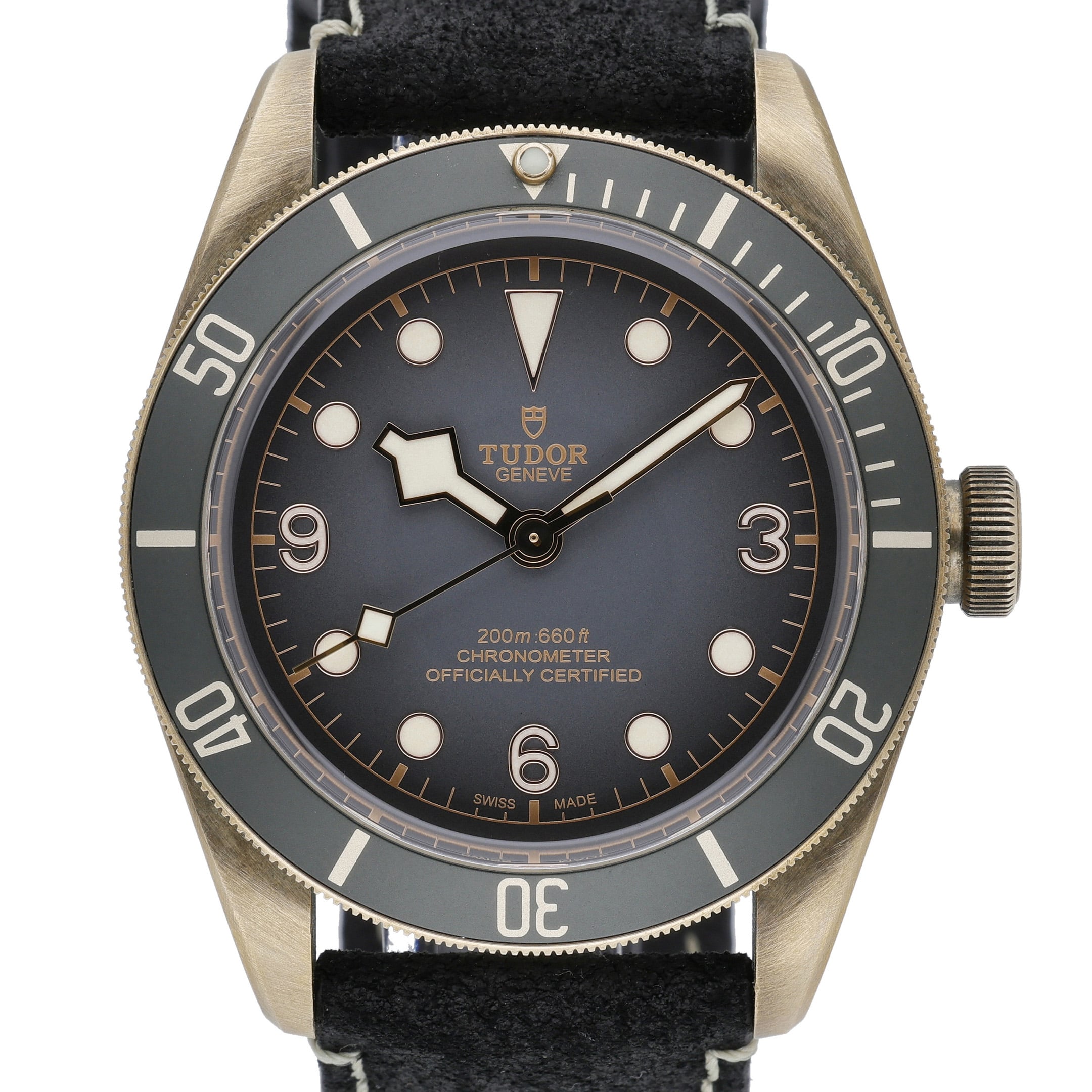 Tudor Black Bay Bronze 79250BA Grey Dial at Sonning Vintage Watches