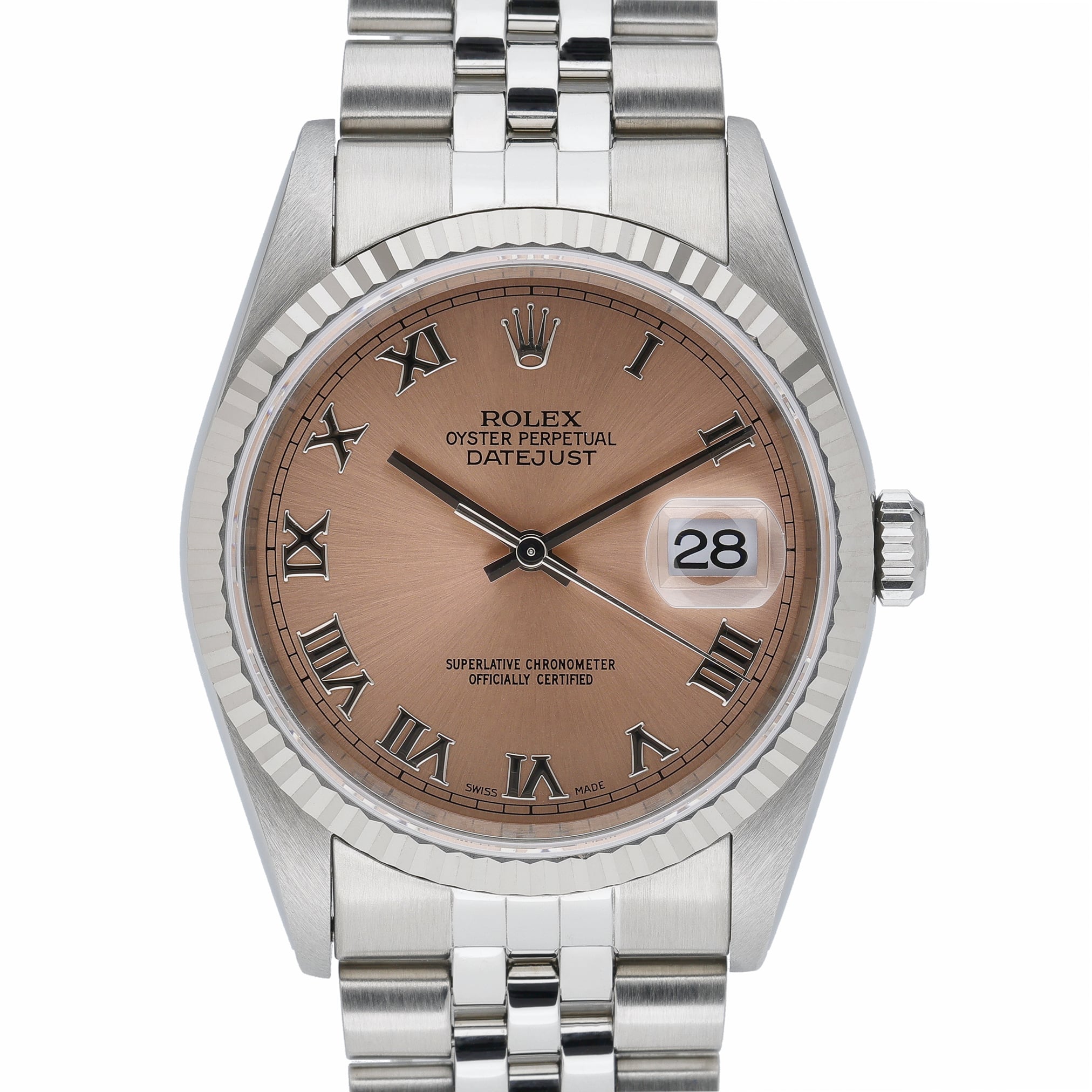 Rolex Datejust 16234 Salmon Dial at Sonning Vintage Watches