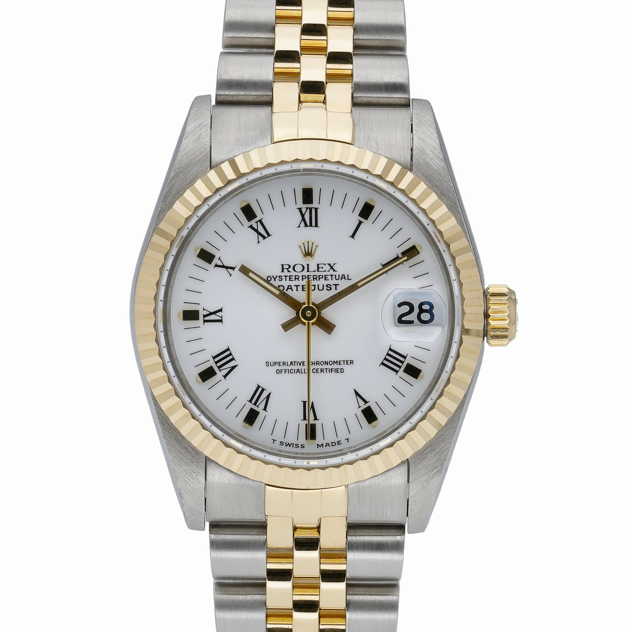 Rolex Datejust 68273 White Dial at Sonning Vintage Watches