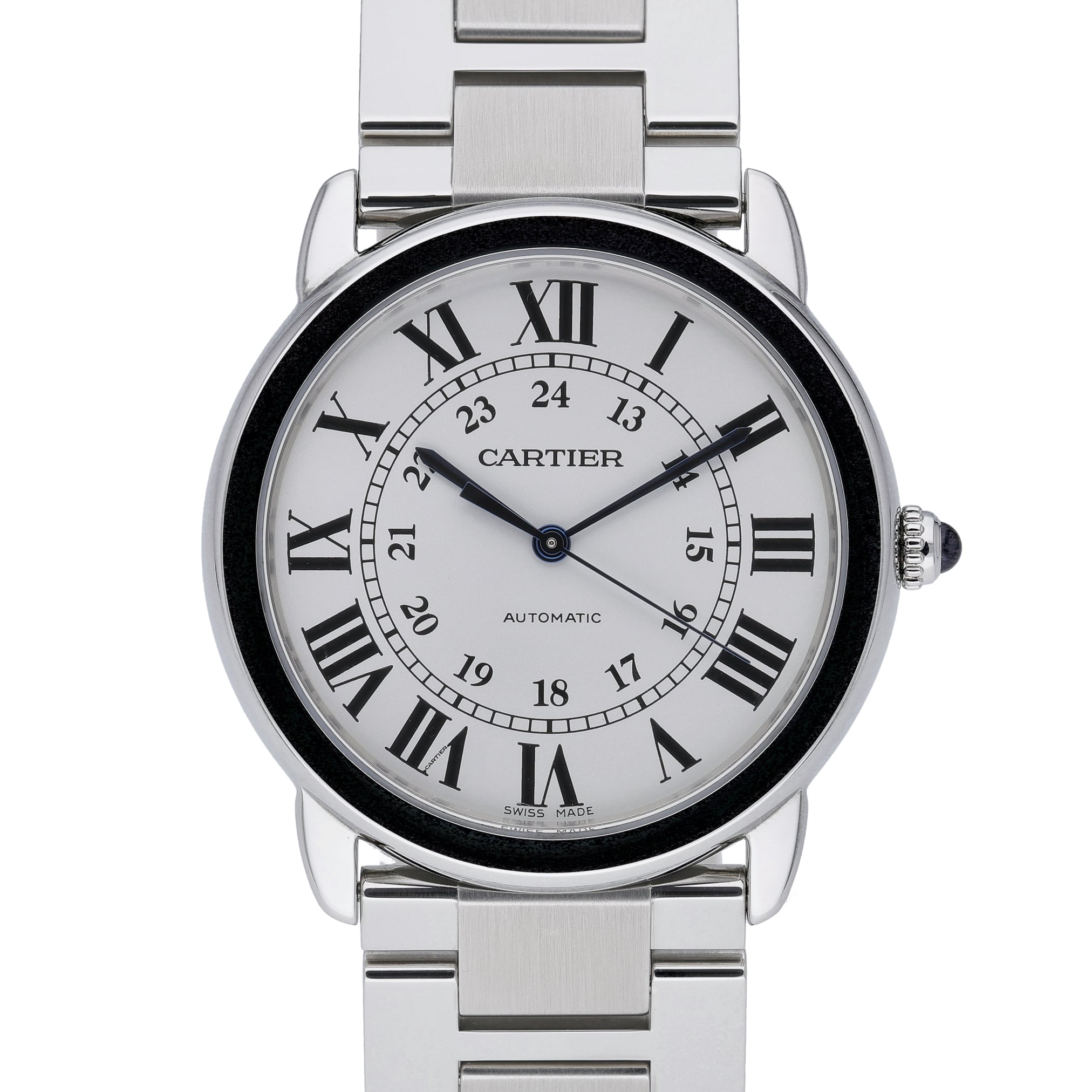 Cartier Ronde Solo De Cartier 3939 White Dial at Sonning Vintage Watches