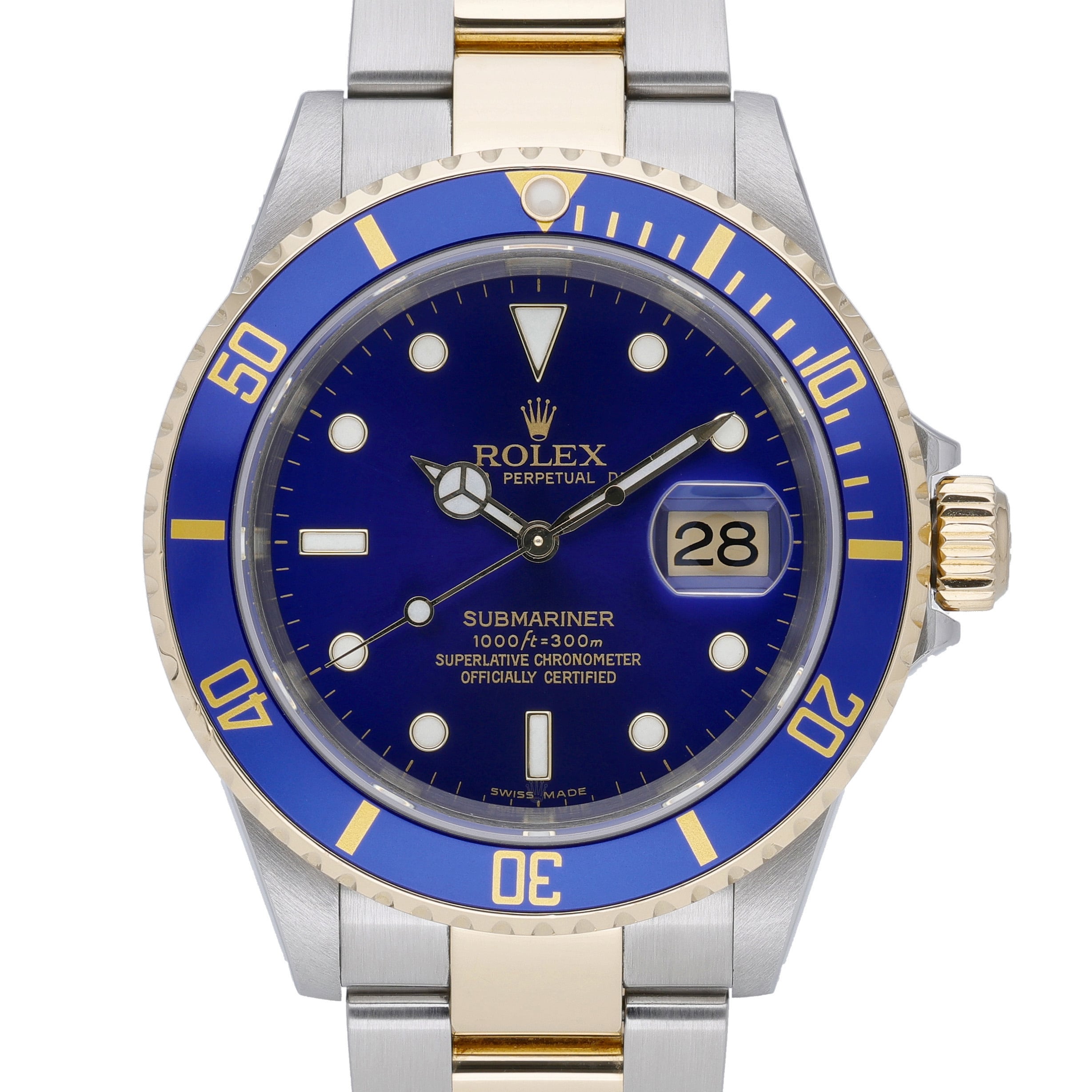 Rolex Submariner 16613LB Blue Dial at Sonning Vintage Watches