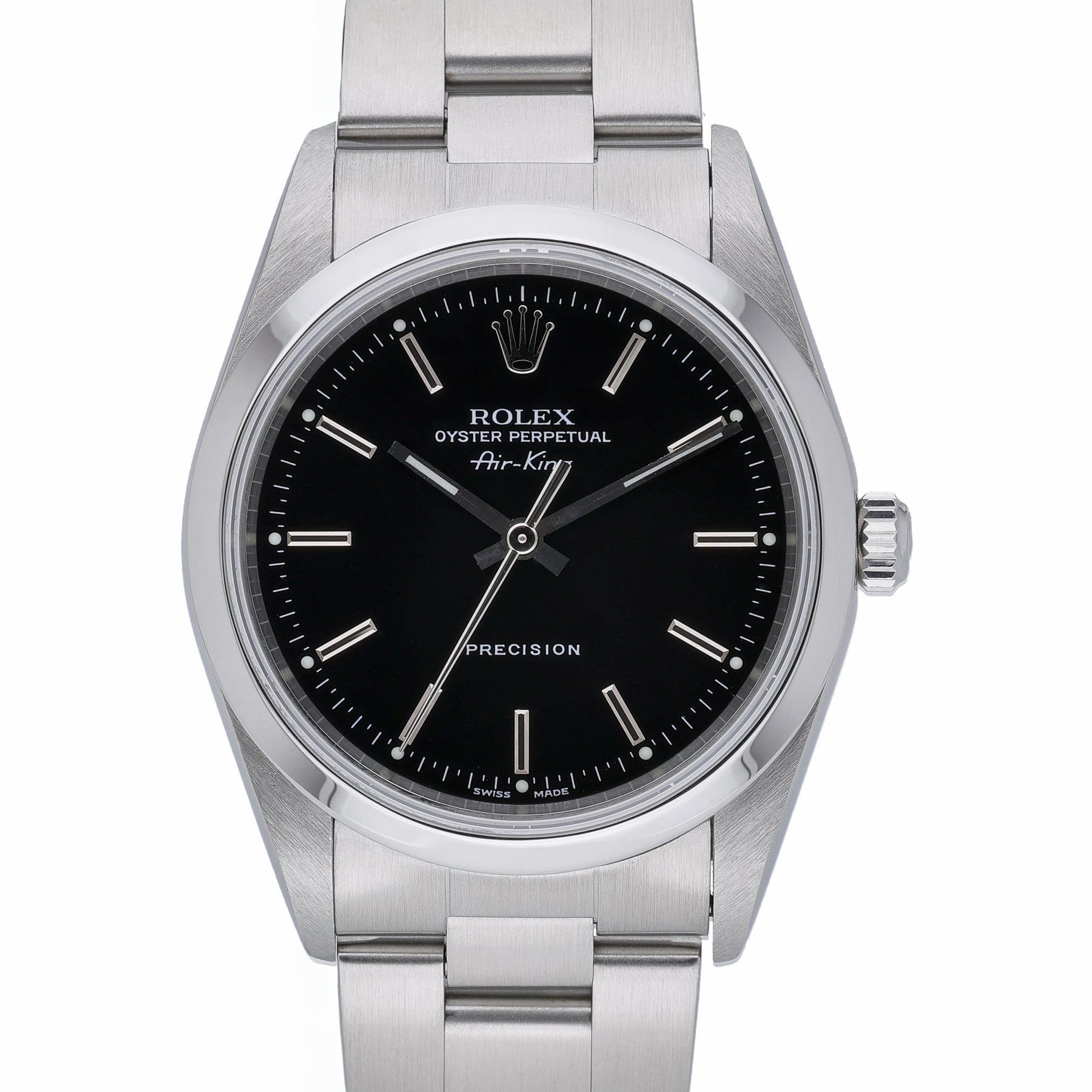 Rolex Air-King 14000M Black Dial at Sonning Vintage Watches