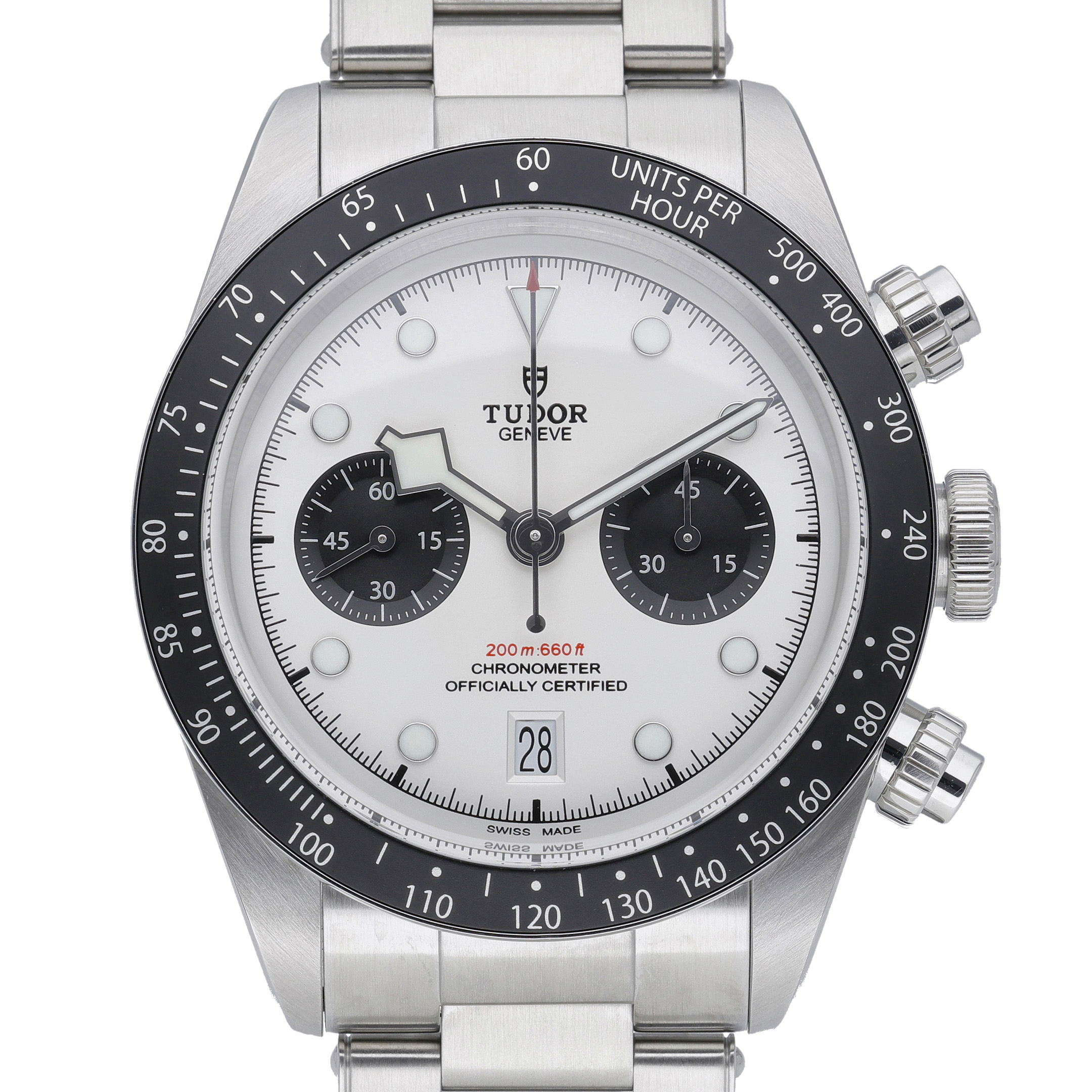 Tudor Black Bay Chrono 79360N White Dial at Sonning Vintage Watches