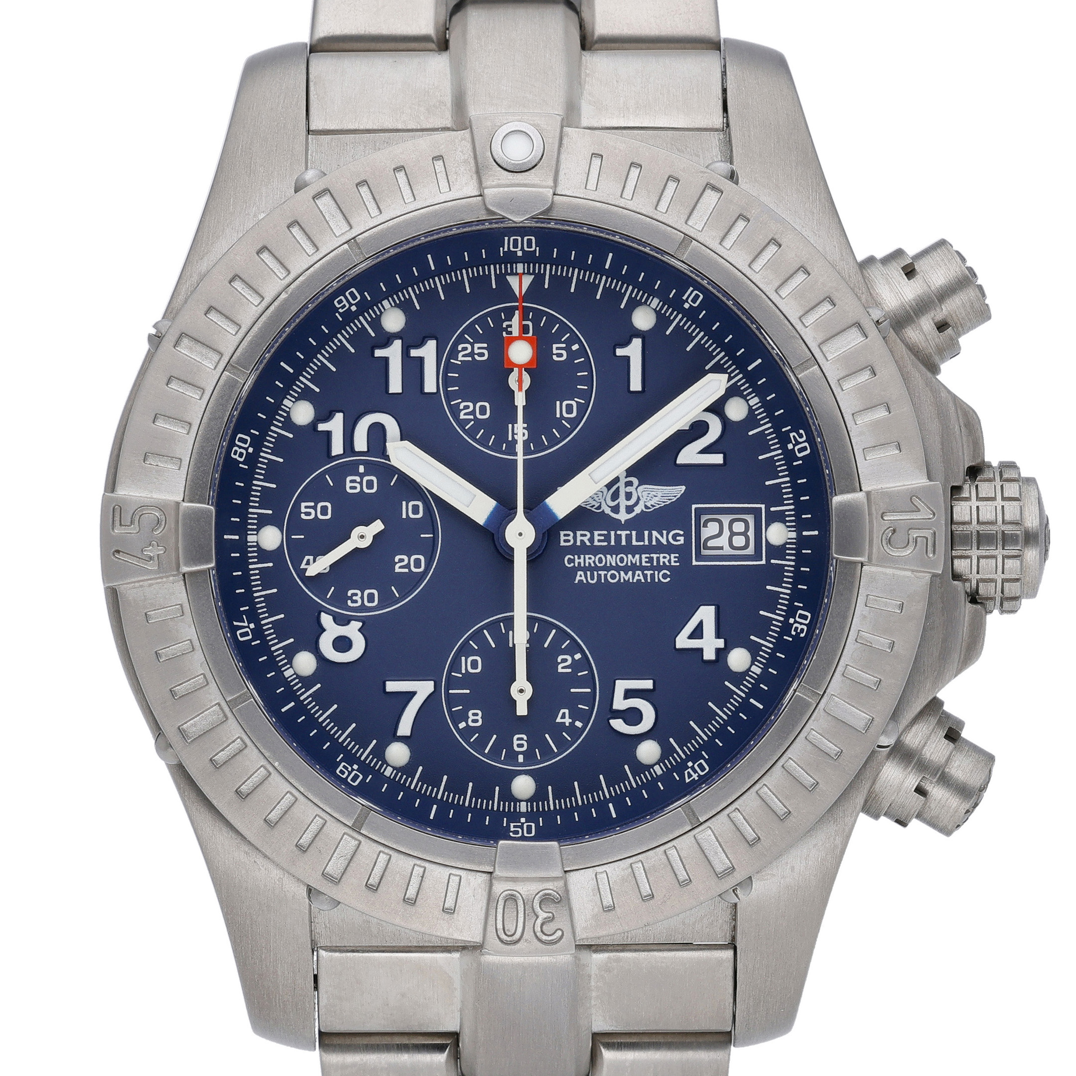 Breitling Avenger E13360 Blue Dial at Sonning Vintage Watches