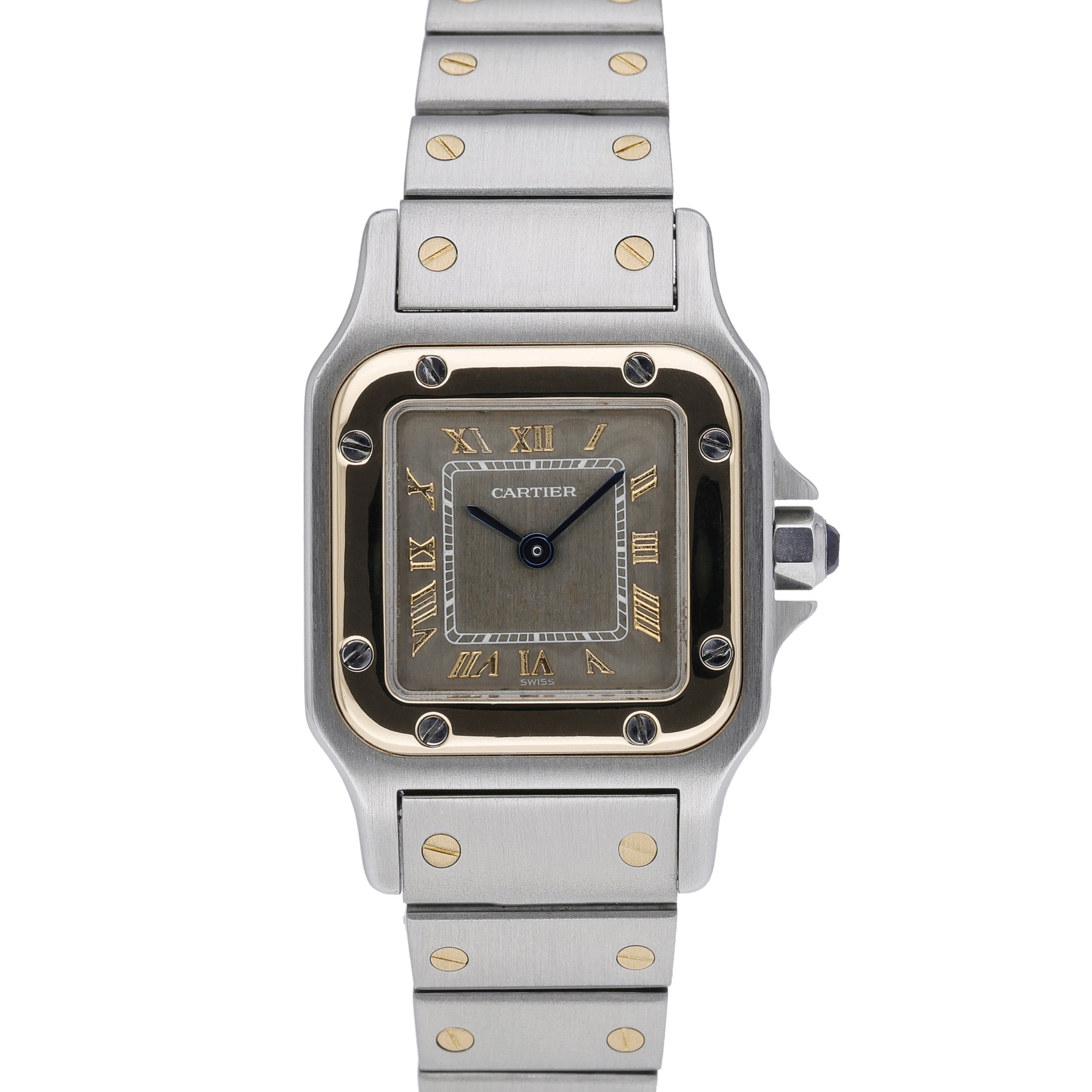 Cartier Santos 1567 Grey Dial at Sonning Vintage Watches