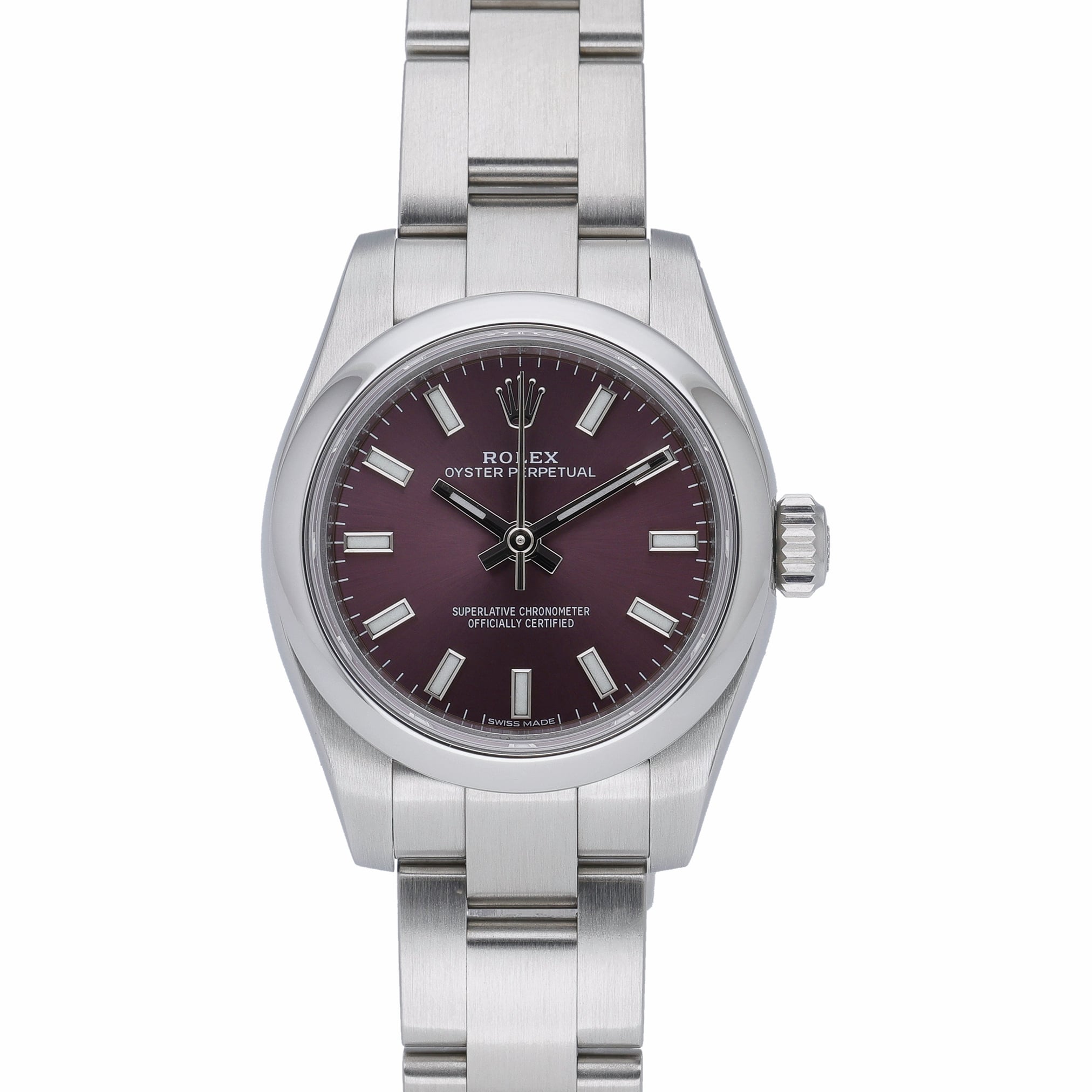 Rolex Oyster Perpetual 176200 Grape Dial at Sonning Vintage Watches