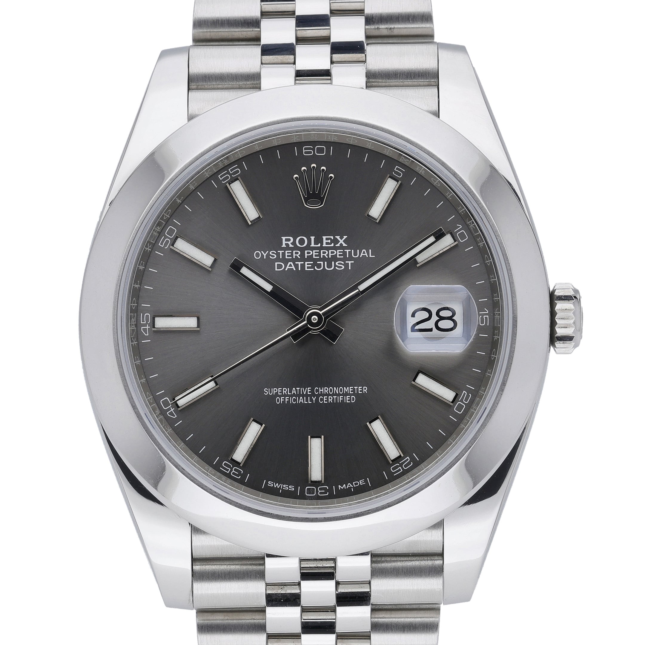 Rolex Datejust 41 126300 Grey Dial at Sonning Vintage Watches