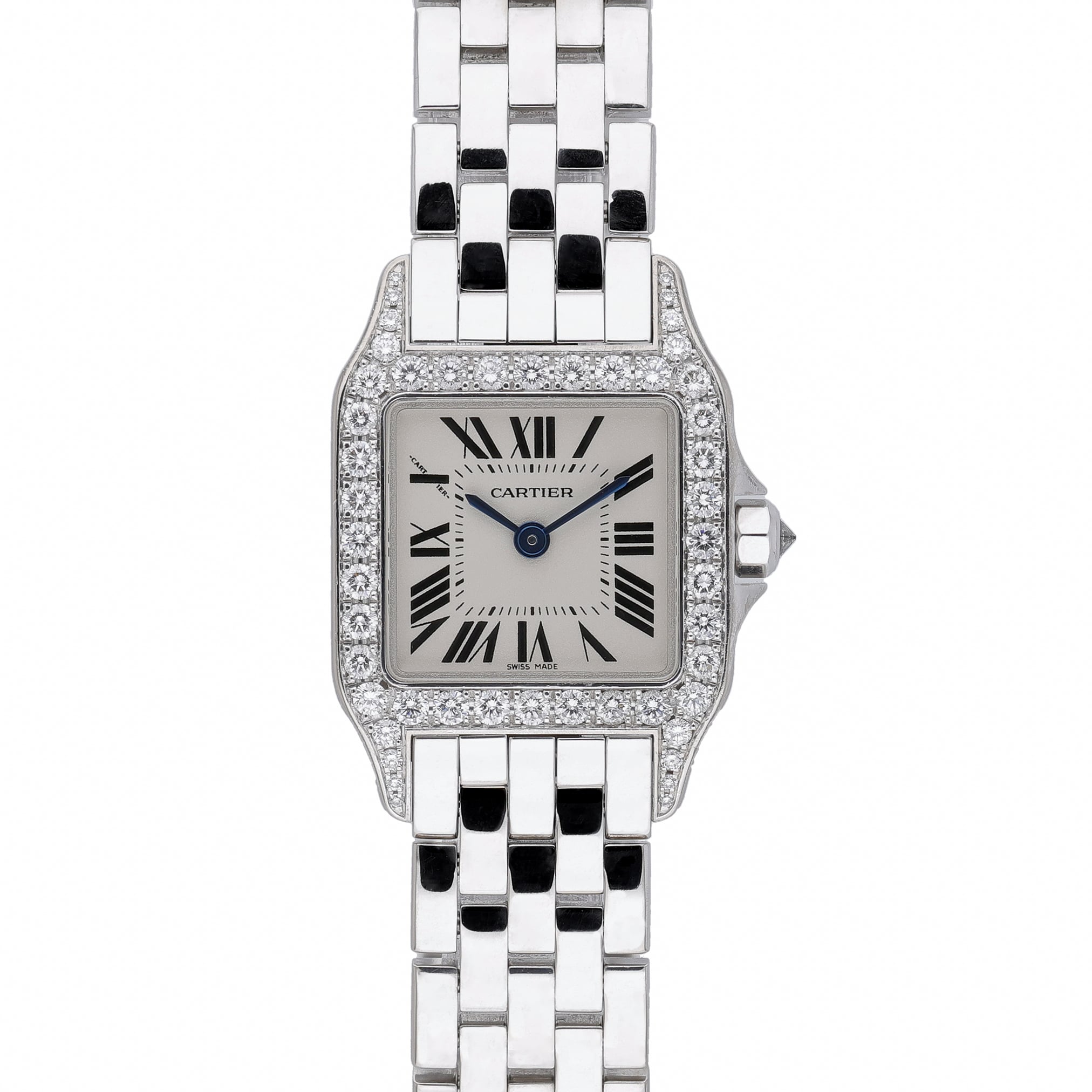Cartier Santos Demoiselle 2700 White Dial at Sonning Vintage Watches