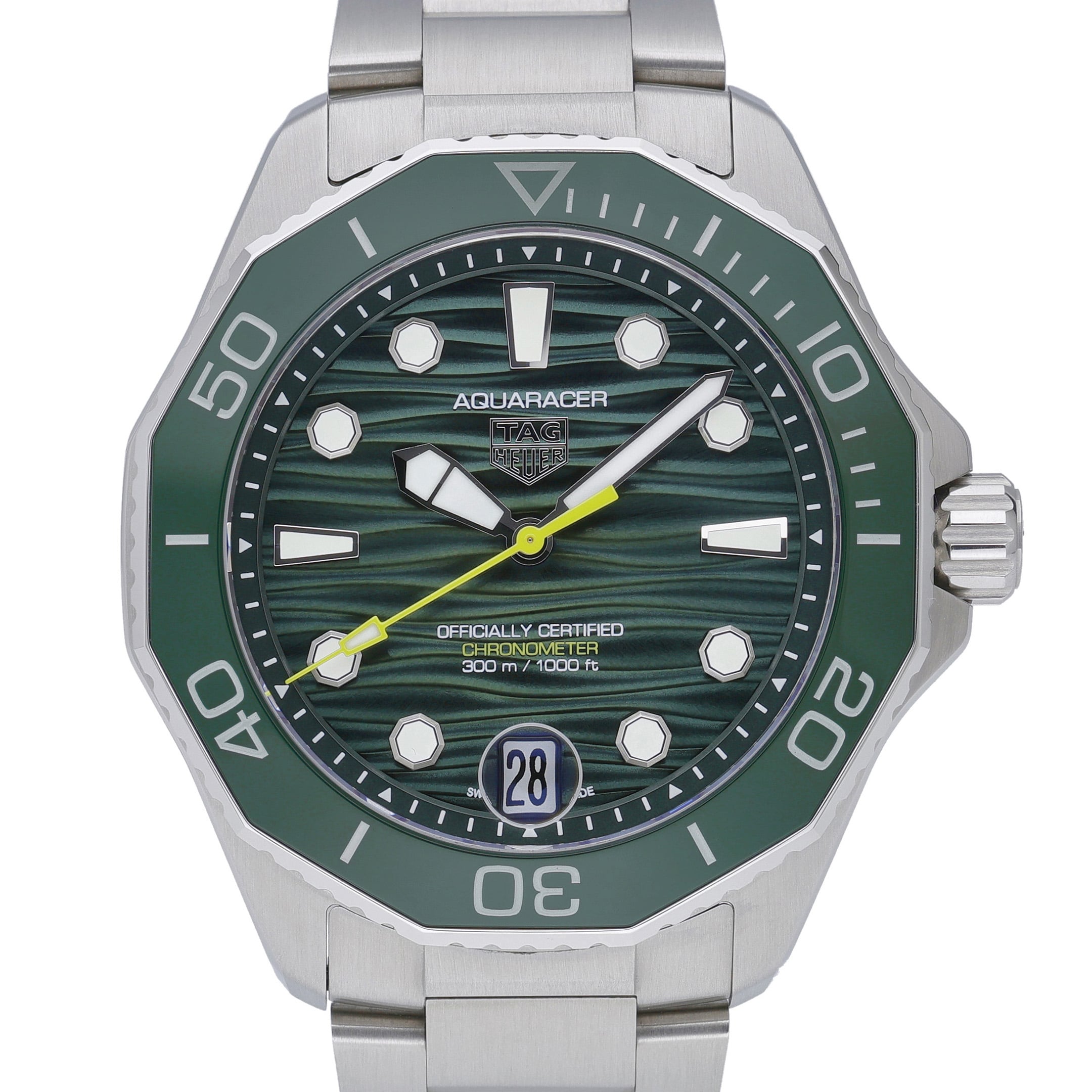 Tag Heuer Aquaracer Professional 300 WBP5116.BA0013 Green Dial at Sonning Vintage Watches