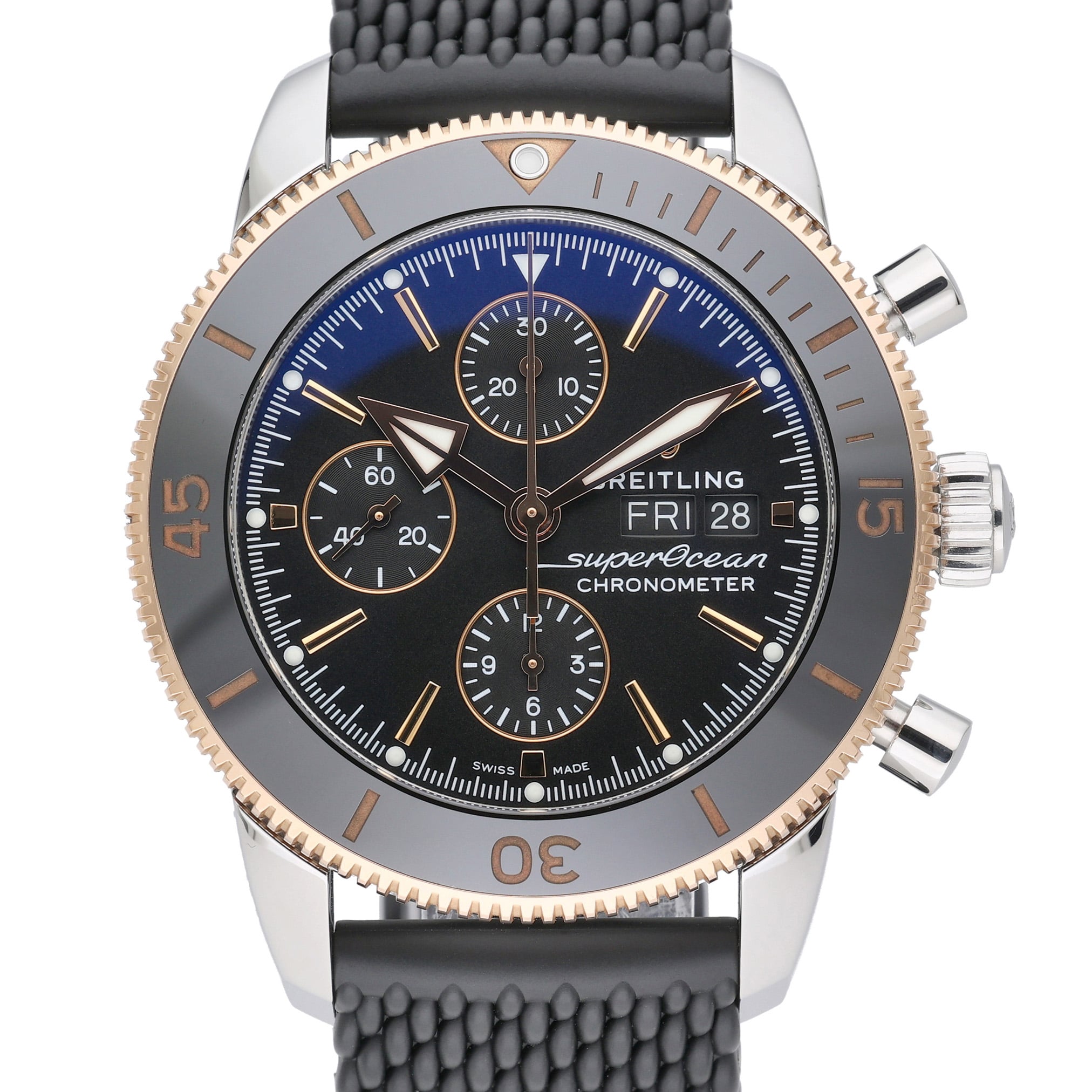 Breitling Superocean Heritage II  U13313 Black Dial at Sonning Vintage Watches