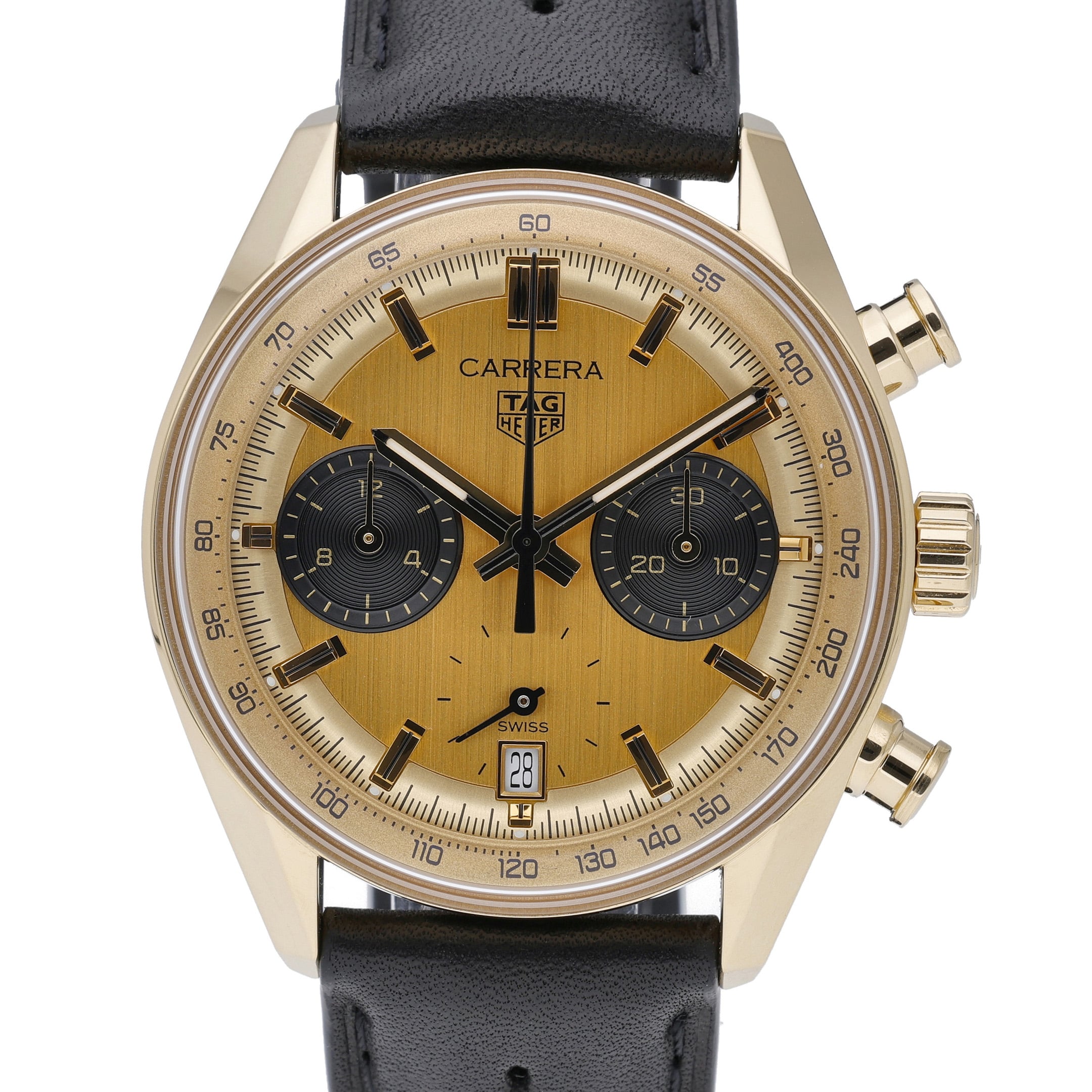 Tag Heuer Carrera Chronograph CBS2240 Champagne Dial at Sonning Vintage Watches