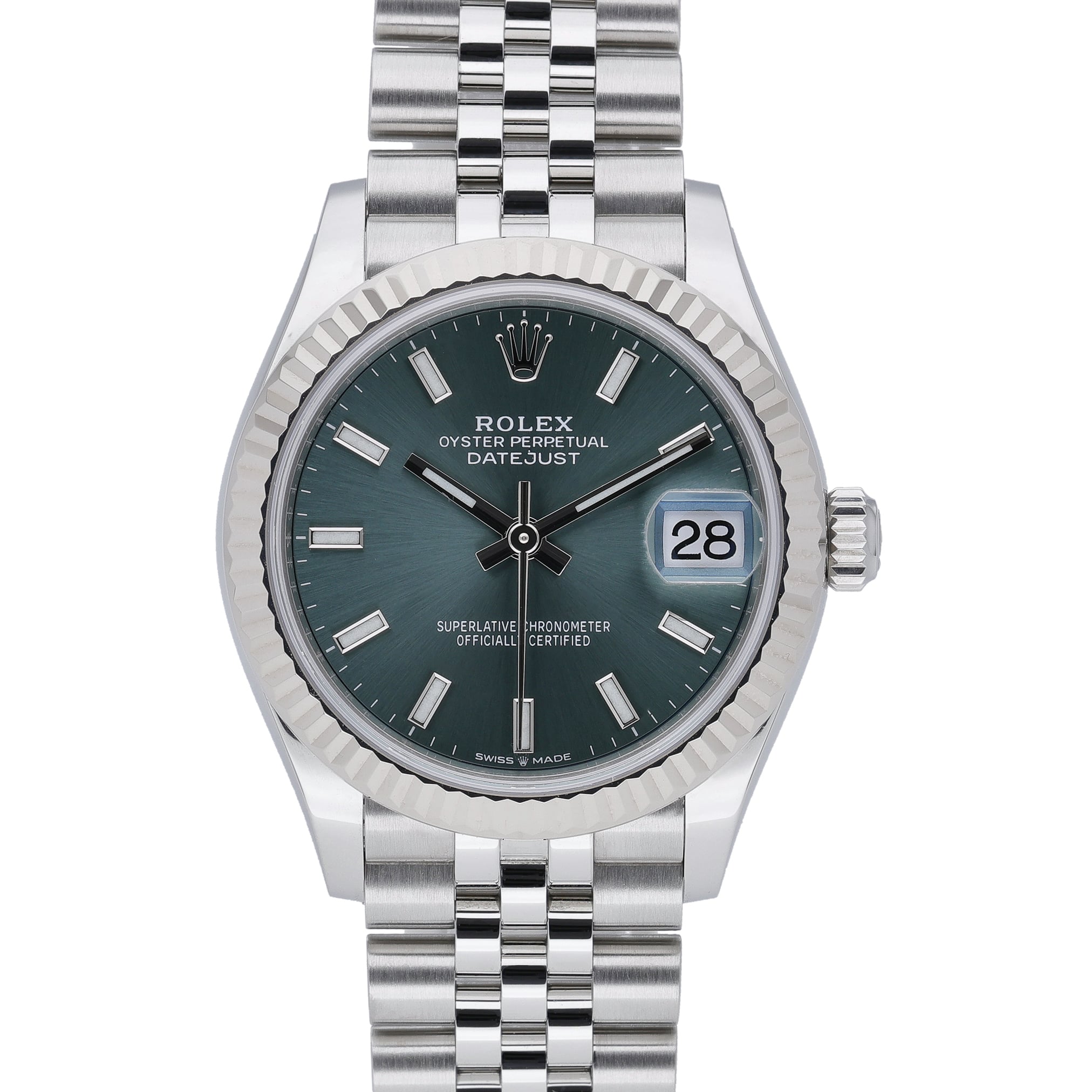 Rolex Datejust 31 278274 Green Dial at Sonning Vintage Watches