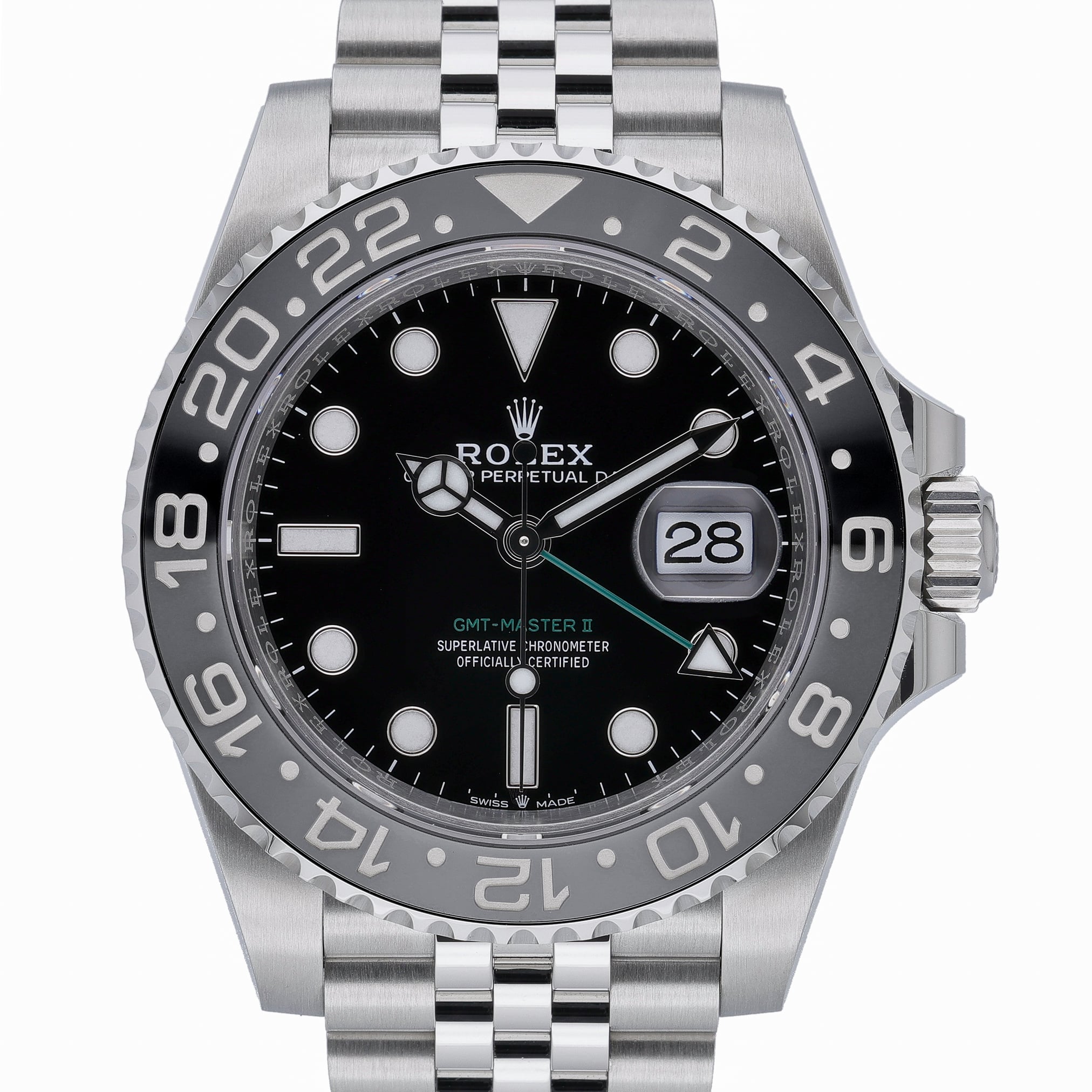 Rolex Gmt Master II 126710GRNR Black Dial at Sonning Vintage Watches