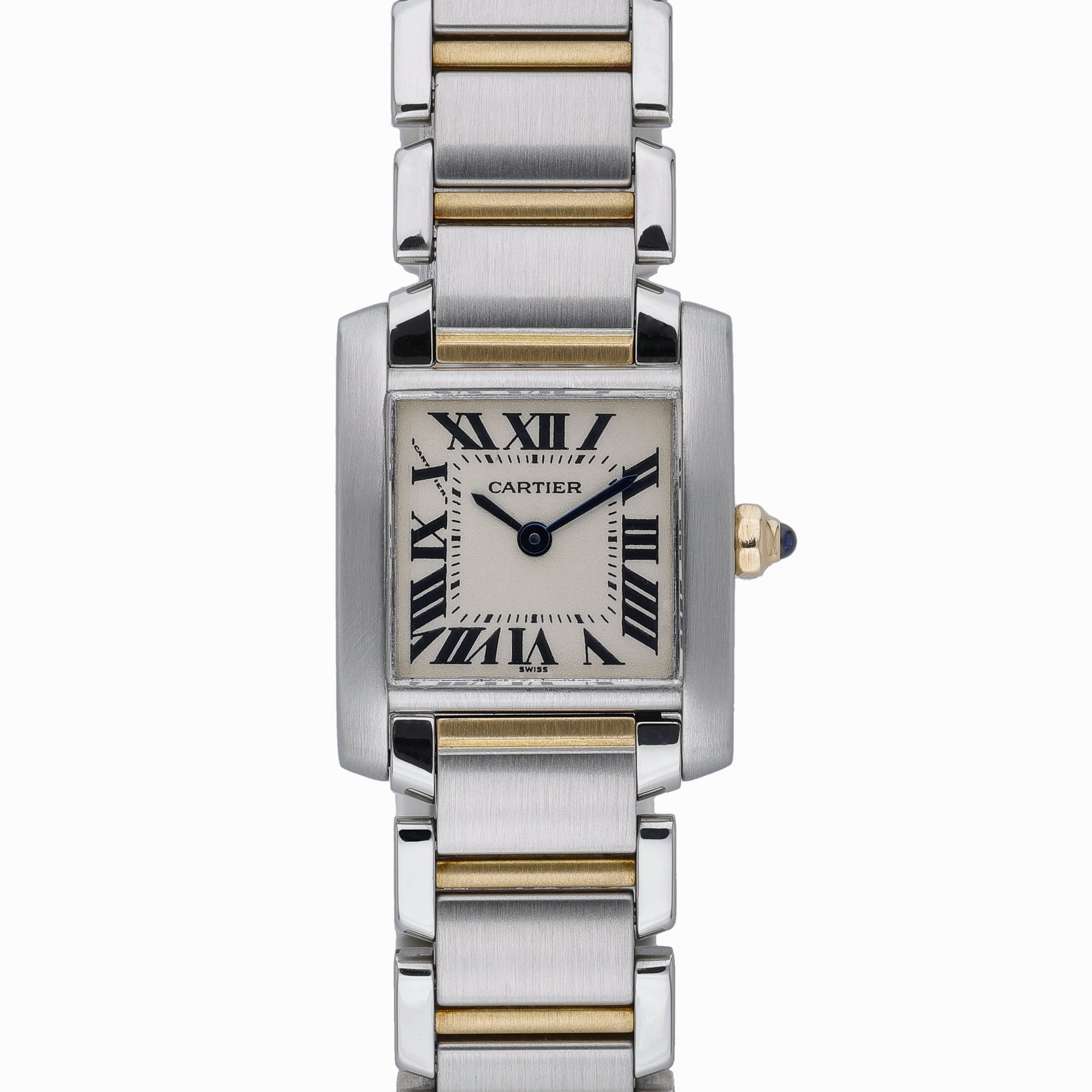 Cartier Tank Francaise 2300 White Dial at Sonning Vintage Watches