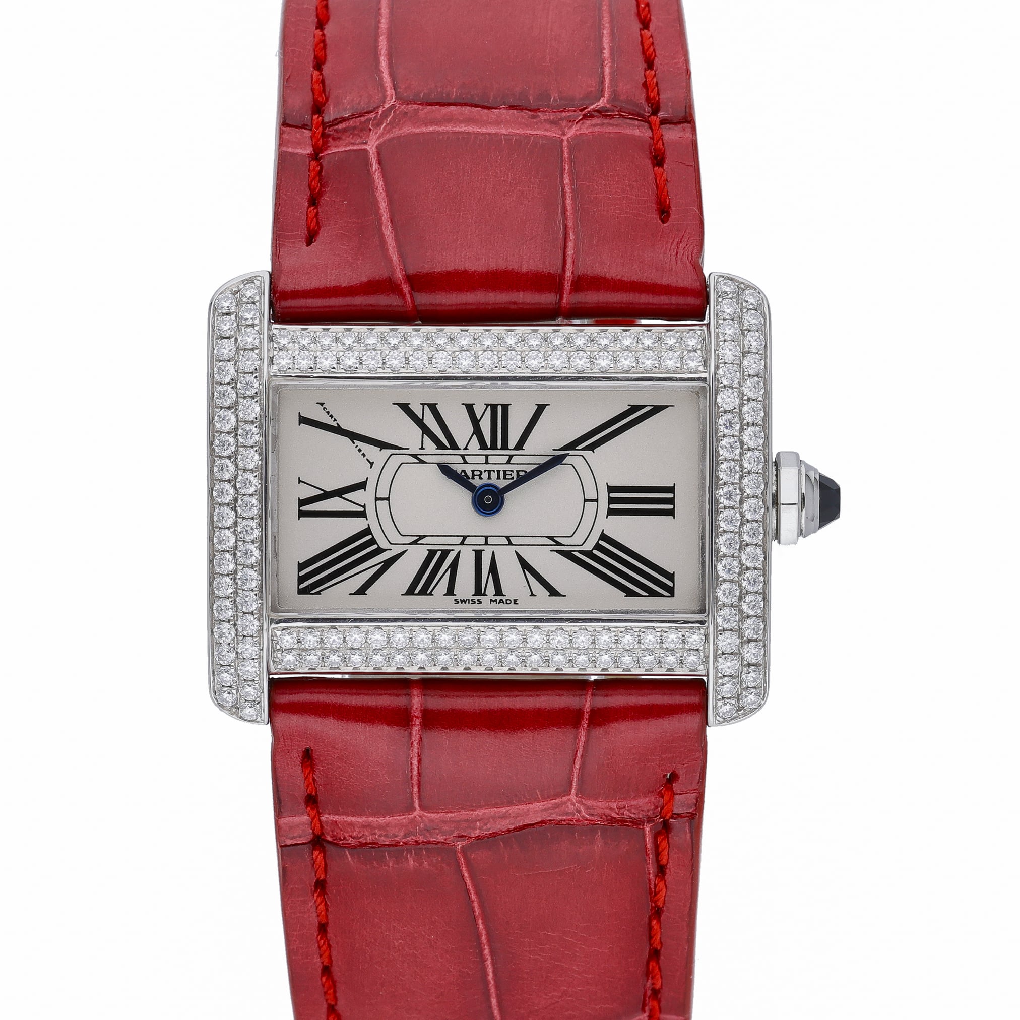 Cartier Divan 2599 White Dial at Sonning Vintage Watches