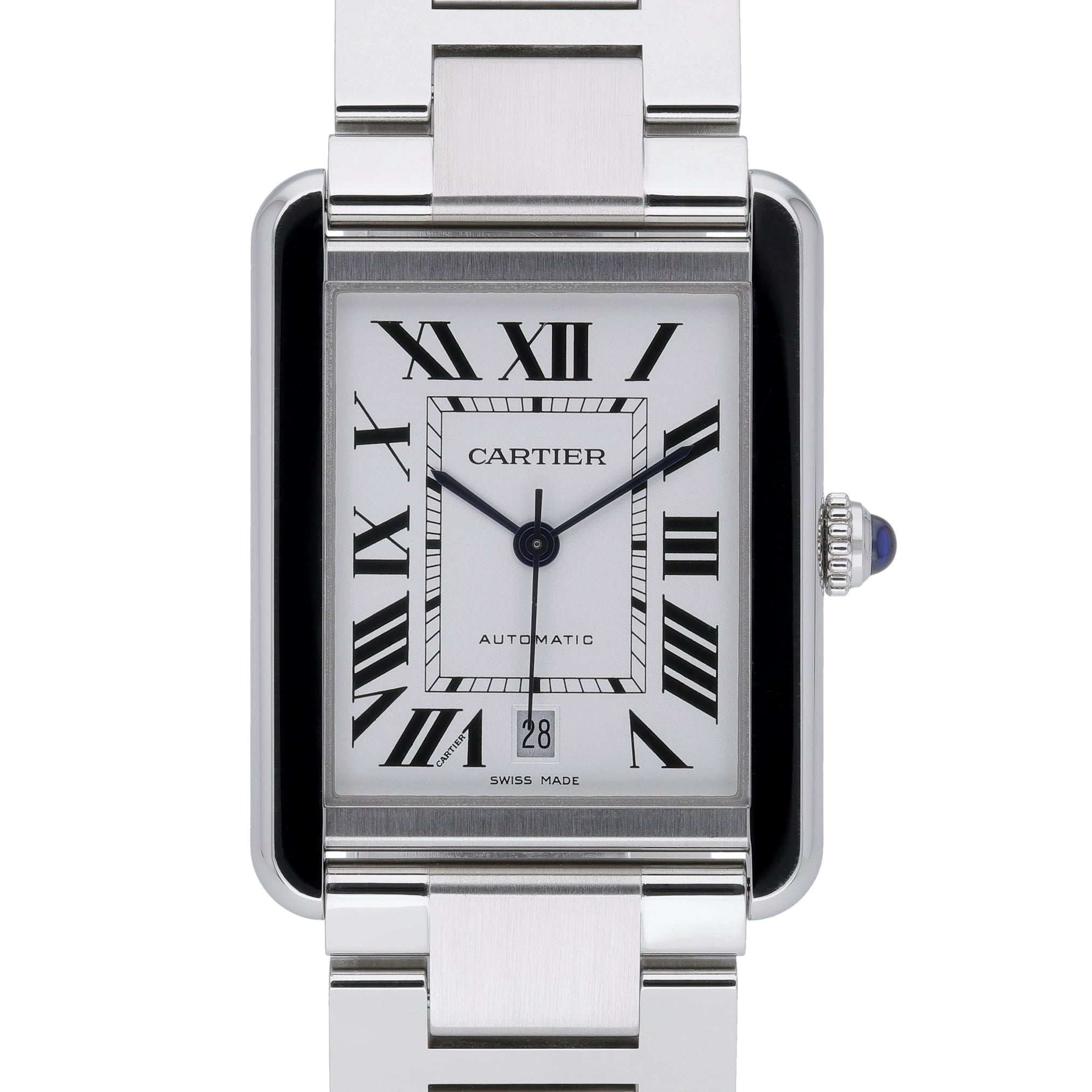 Cartier Tank Solo 3800 White Dial at Sonning Vintage Watches