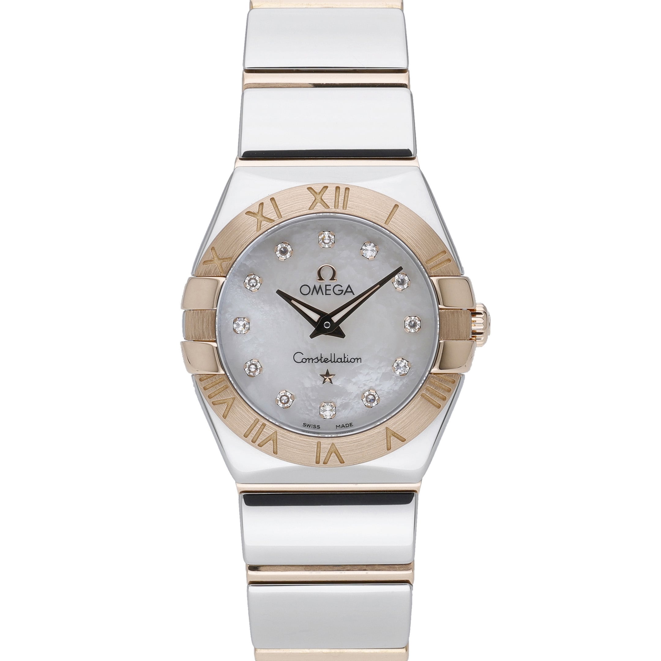 Omega Constellation 123.20.24.60.55.003 White MOP Dial at Sonning Vintage Watches
