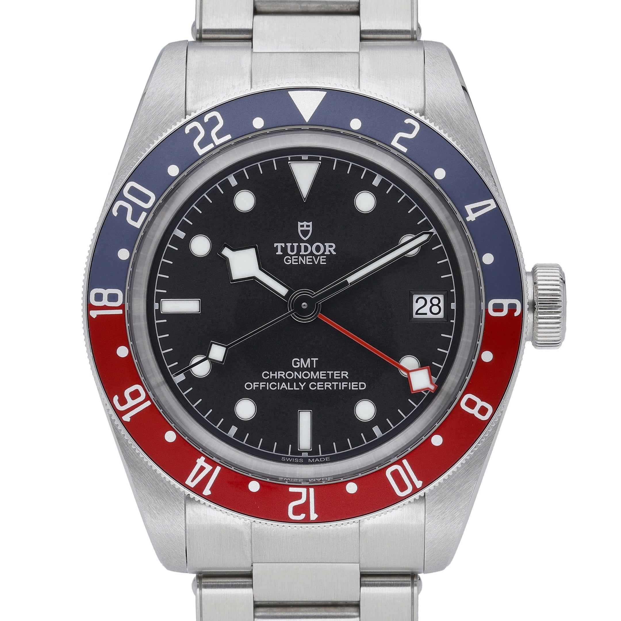 Tudor Black Bay Gmt 79830RB Black Dial at Sonning Vintage Watches