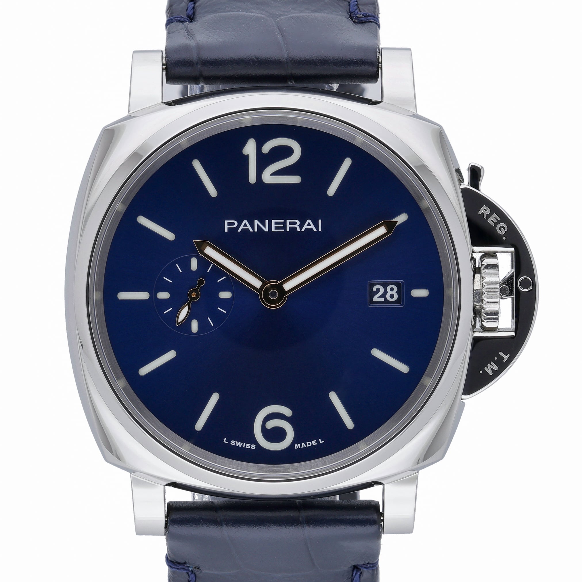 Panerai Luminor Due PAM01274 Blue Dial at Sonning Vintage Watches