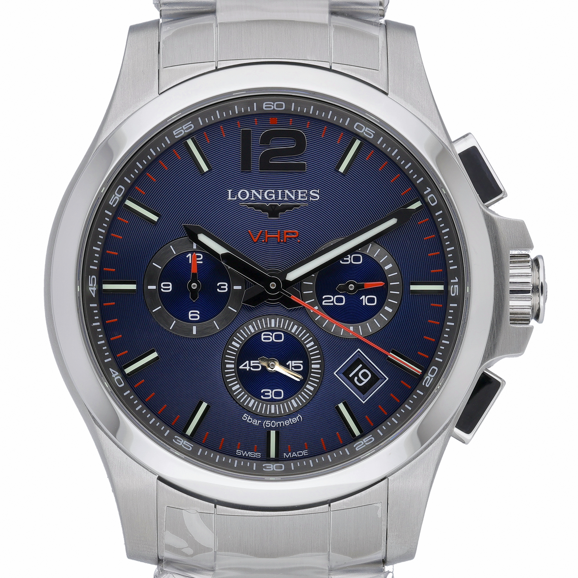 Longines Conquest L37274966 Blue Dial at Sonning Vintage Watches