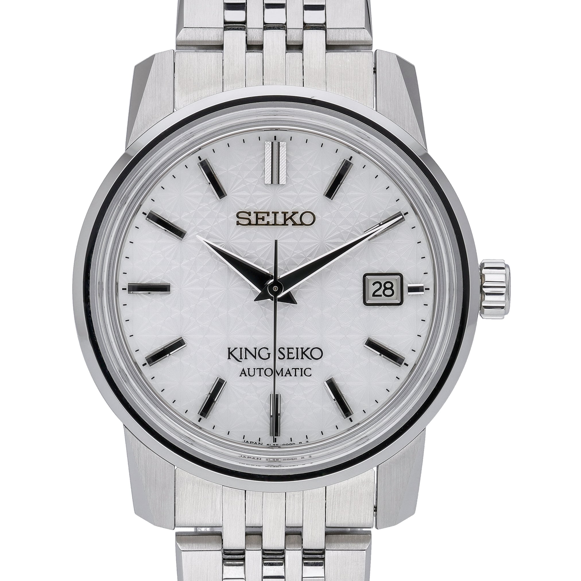 Seiko King Seiko SJE095J1 Silver Dial at Sonning Vintage Watches