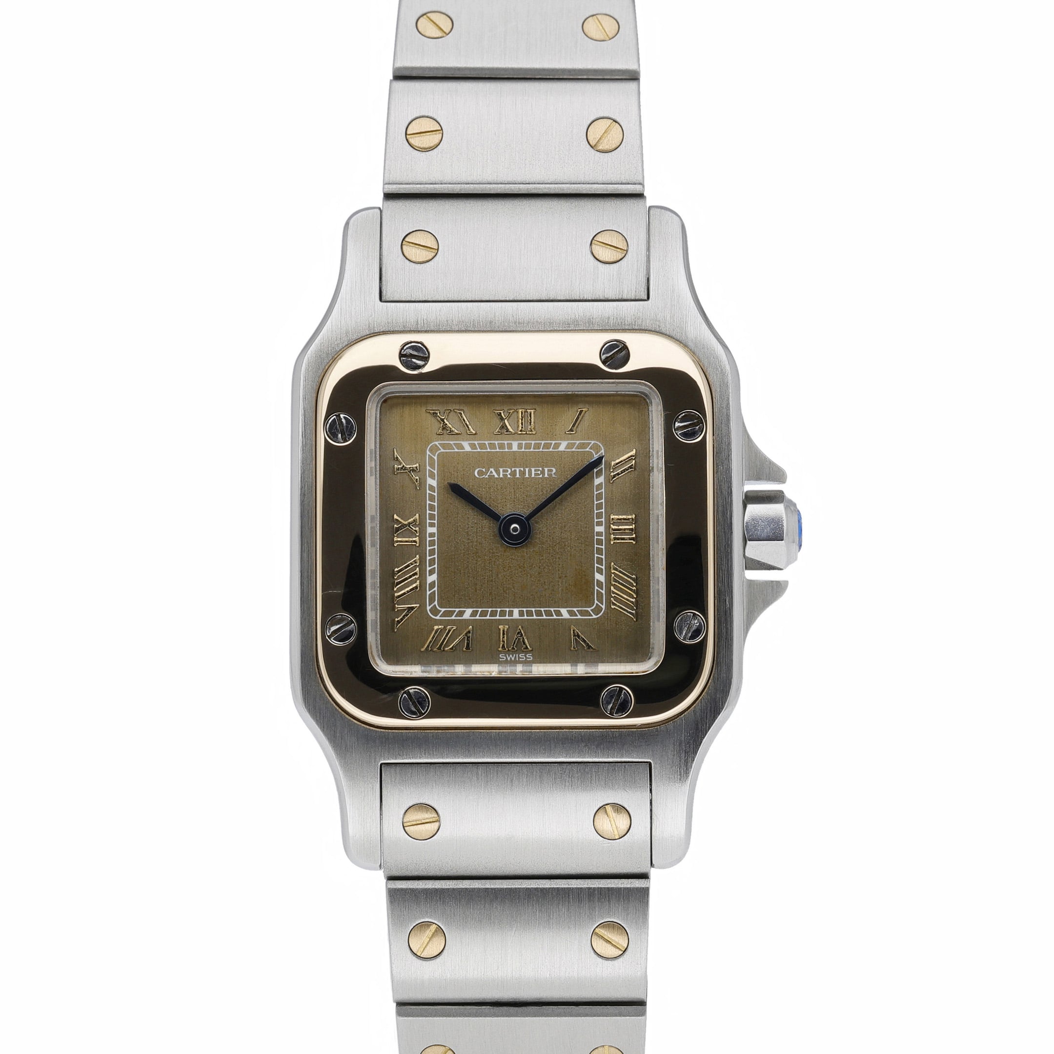 Cartier Santos 1057930 White Dial at Sonning Vintage Watches