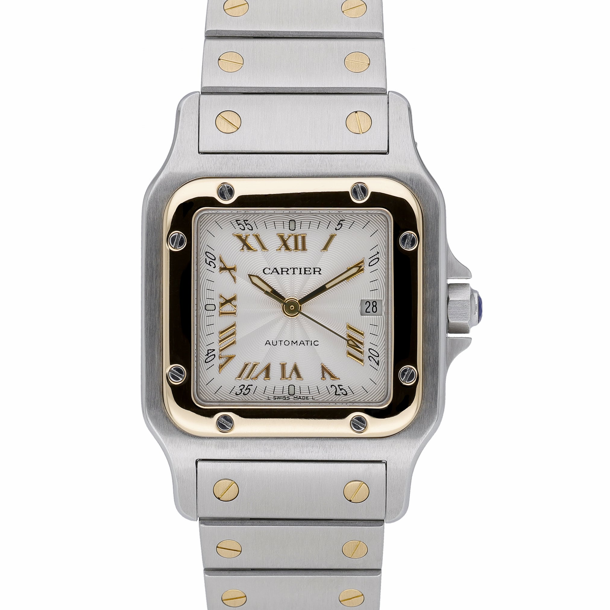 Cartier Santos 2319 White Dial at Sonning Vintage Watches