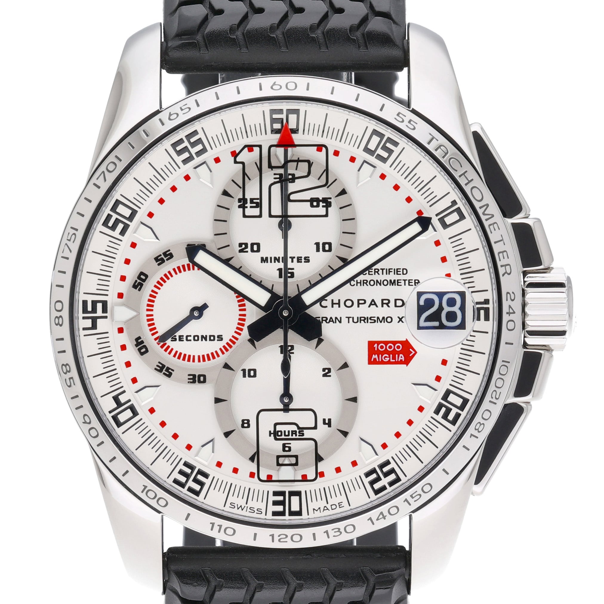 Chopard Mille Miglia Gran Turisimo 8489 White Dial at Sonning Vintage Watches