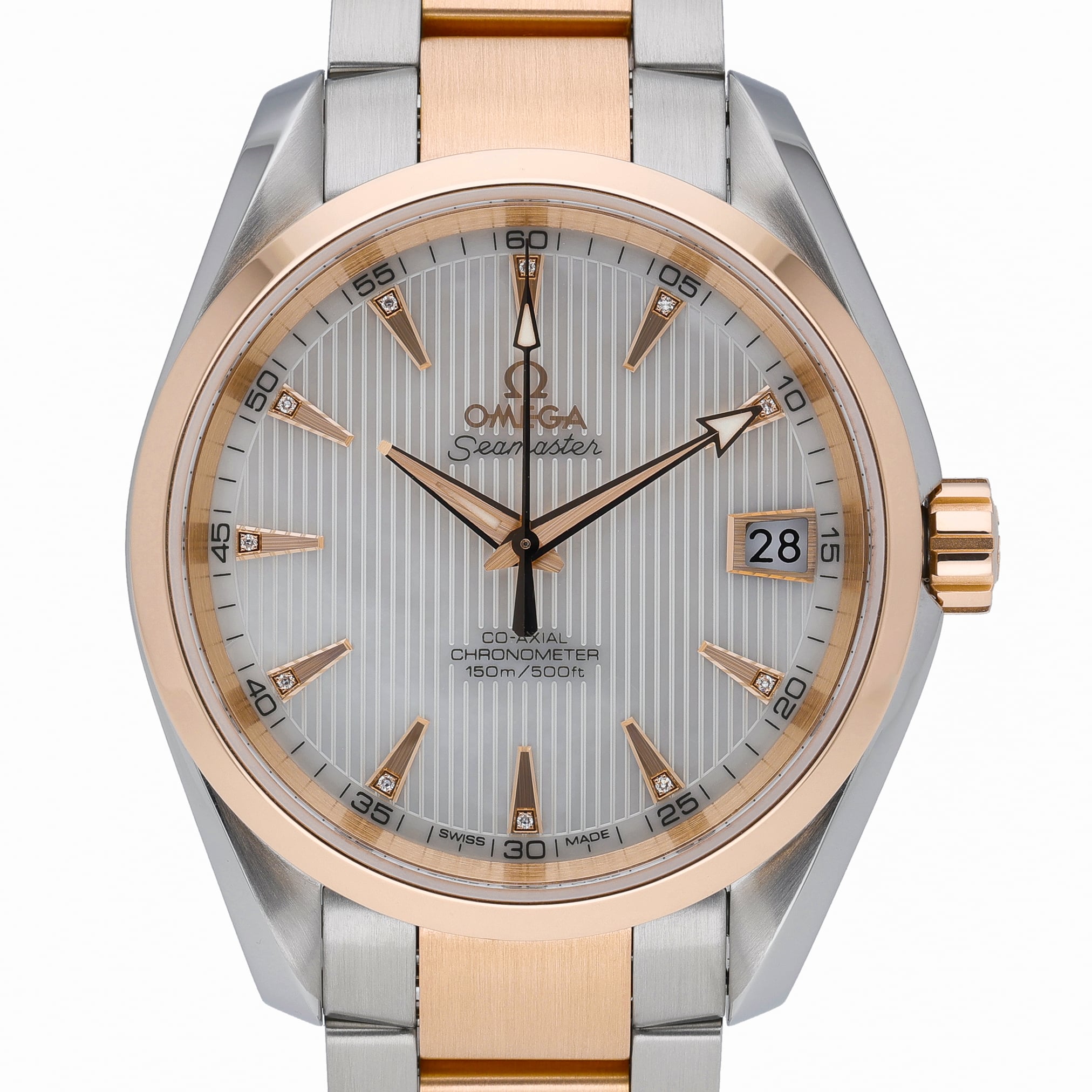 Omega Seamaster Aqua Terra 231.20.39.21.55.001 Mother of Pearl Dial at Sonning Vintage Watches