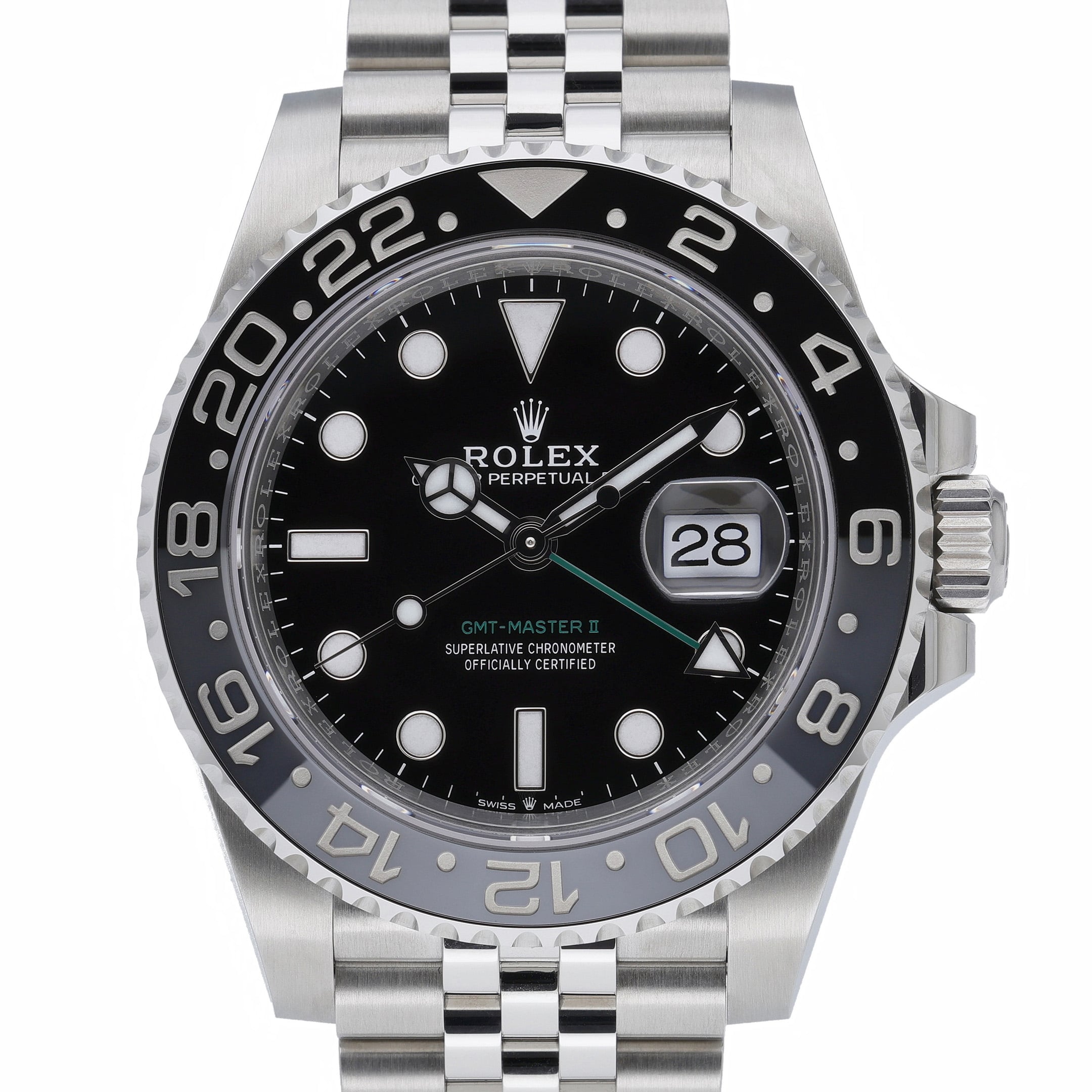 Rolex Gmt Master II 126710GRNR Black Dial at Sonning Vintage Watches