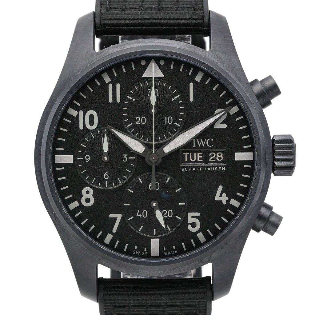 Iwc Pilot Chronograph Top Gun at Sonning Vintage Watches