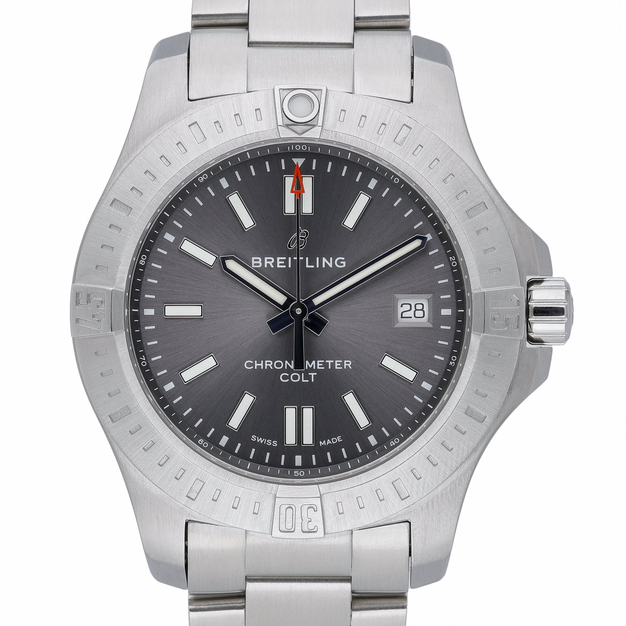 Breitling Chronomat Colt A17313 Grey Dial at Sonning Vintage Watches