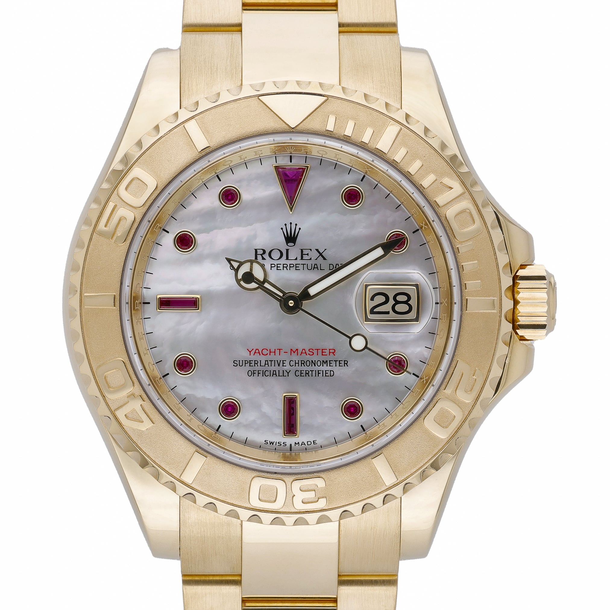 Rolex Yacht-Master 40 16628 Mother of Pearl Dial at Sonning Vintage Watches