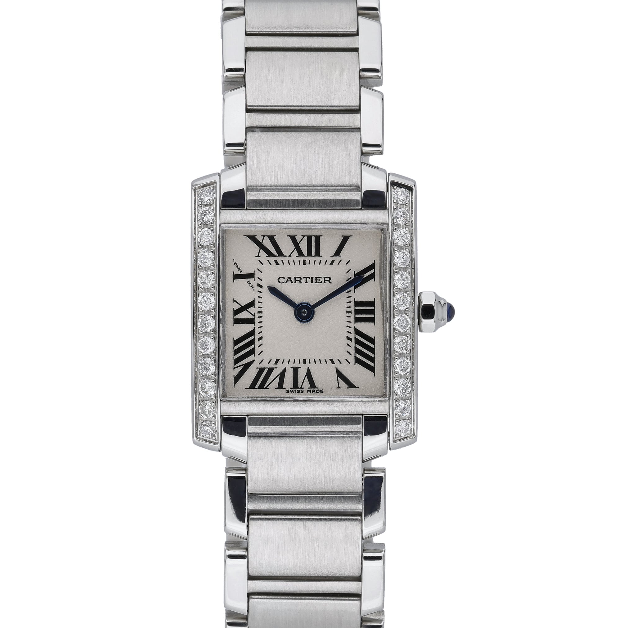 Cartier Tank Francaise 2384 White Dial at Sonning Vintage Watches