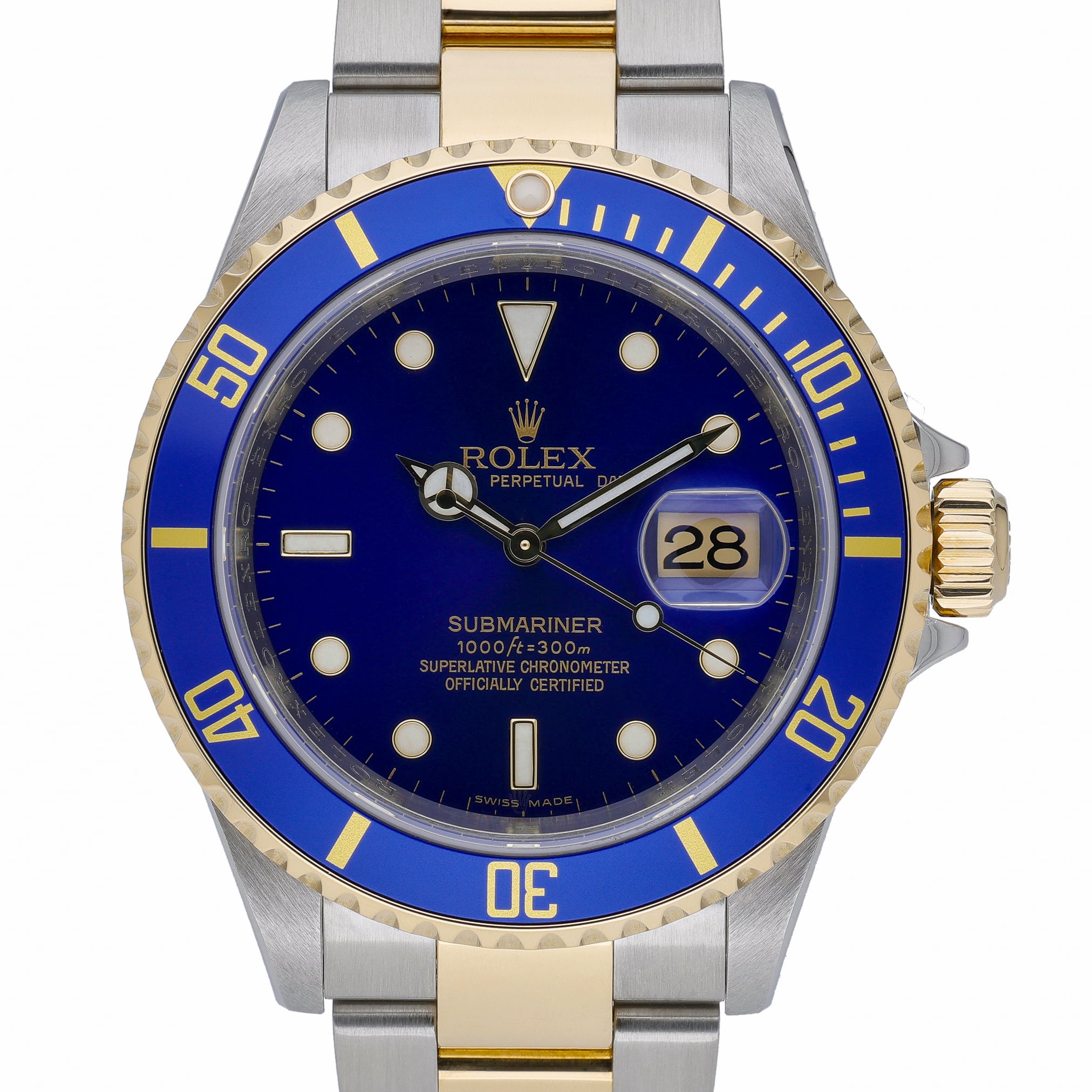 Rolex Submariner 16613 Blue Dial at Sonning Vintage Watches
