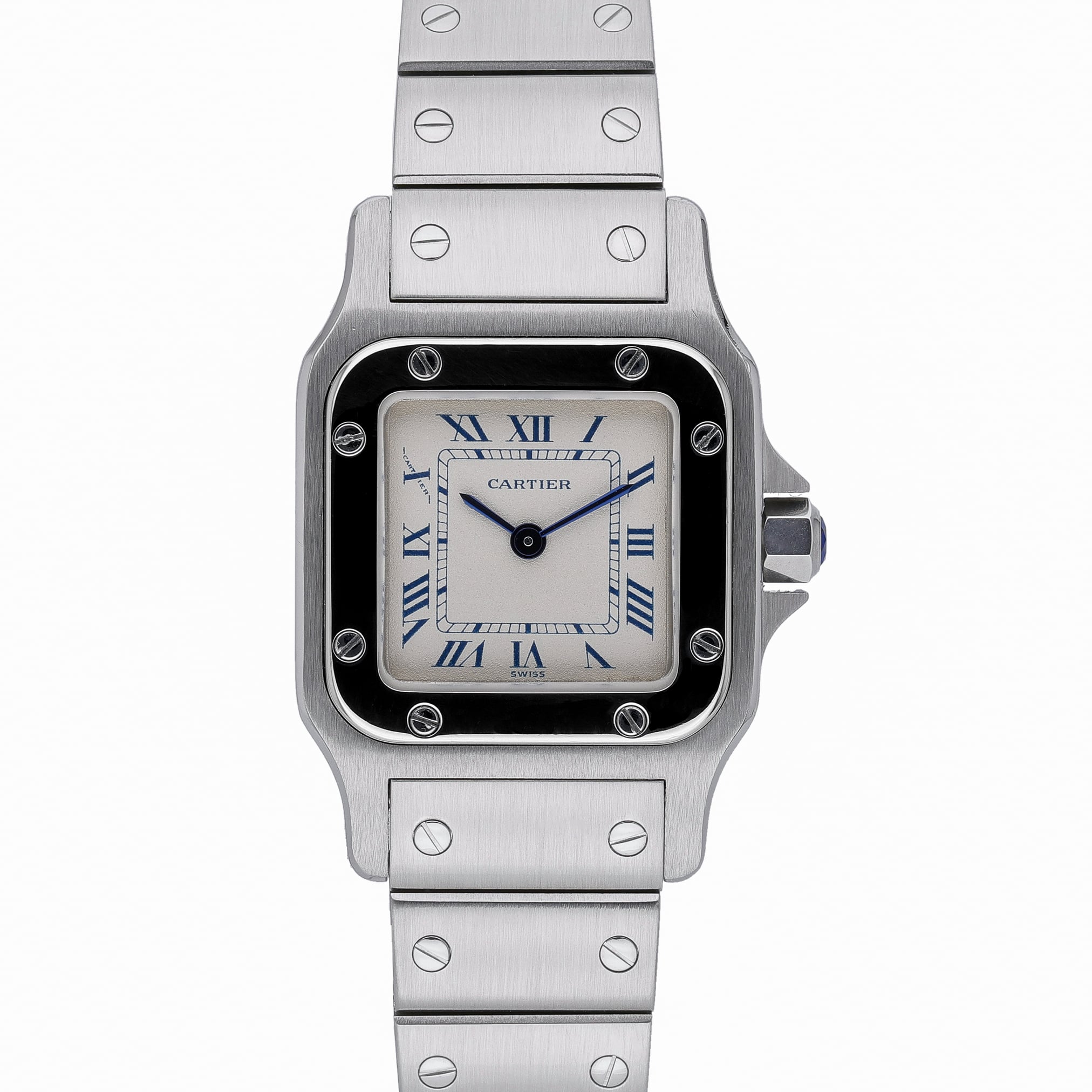 Cartier Santos Galbée 9057930 Cream Dial at Sonning Vintage Watches