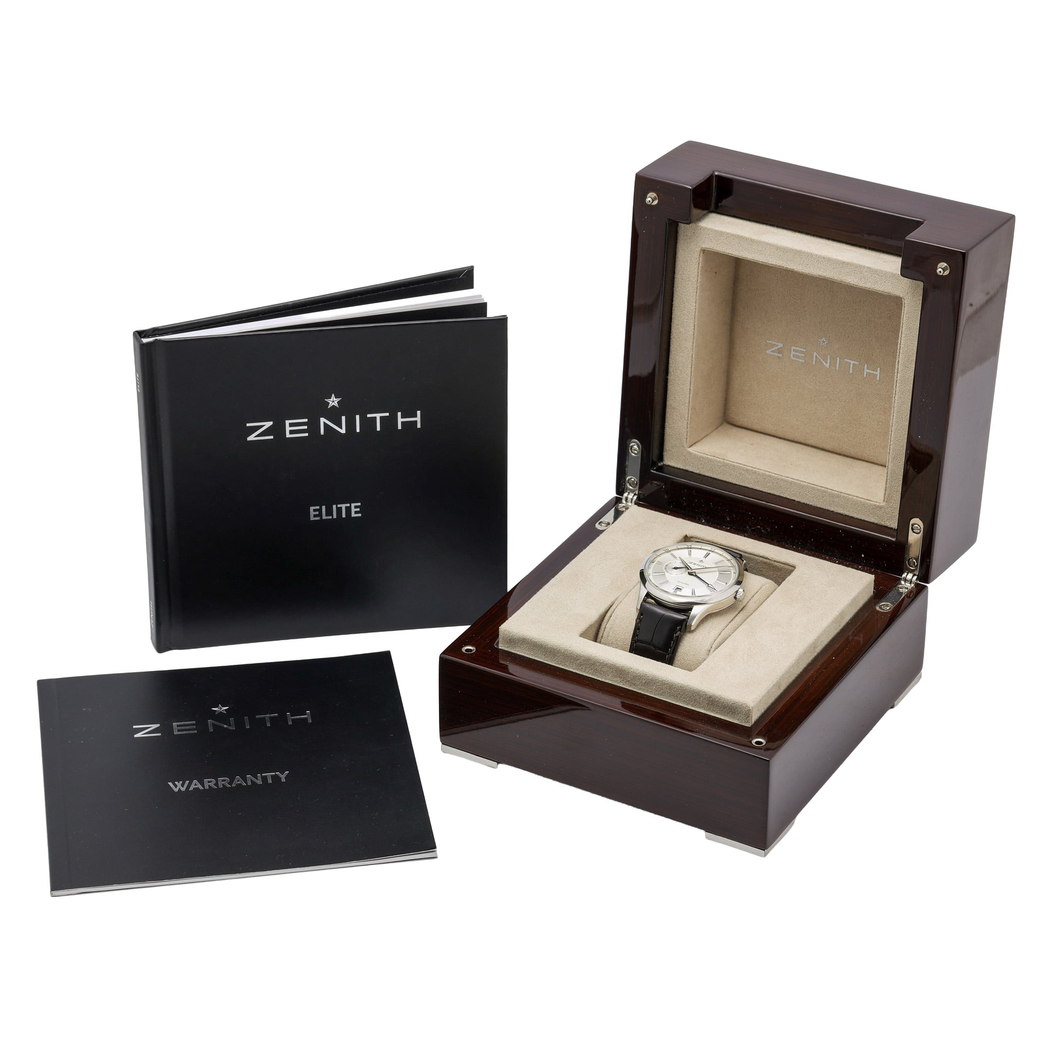 ZENITH ELITE DUAL TIME 03.2130.682 - SKU: 52420 - BQ Watches
