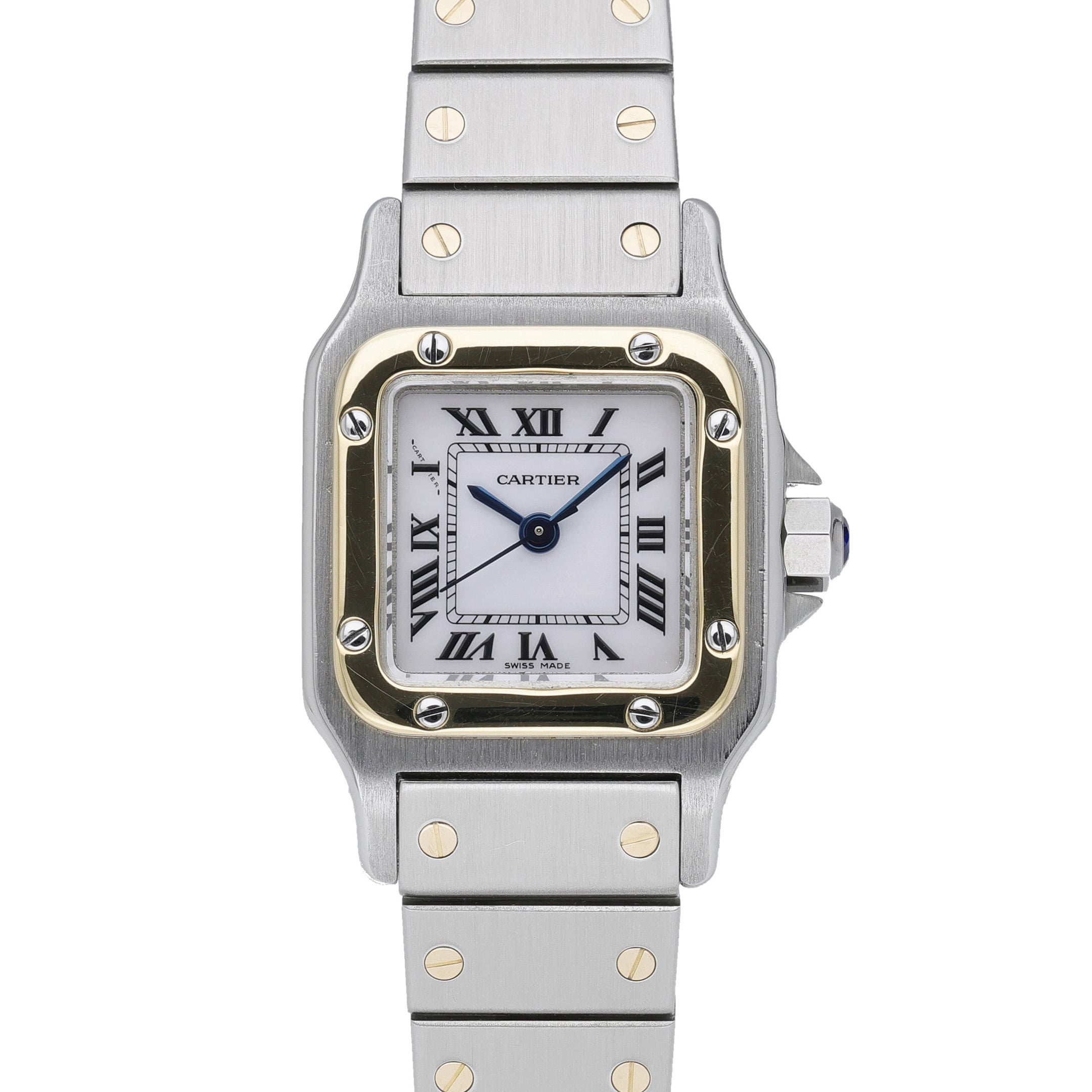 Cartier Santos AC1430 White Dial at Sonning Vintage Watches