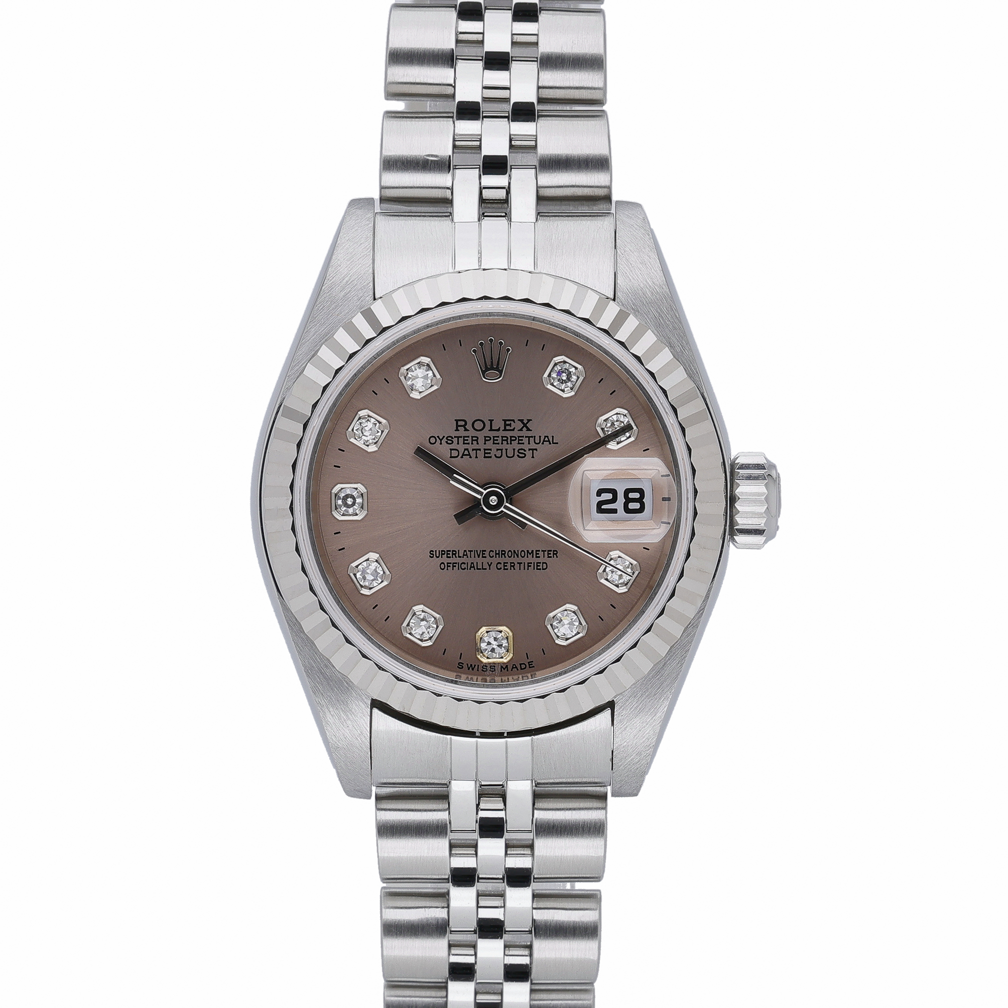 Rolex Datejust 79174 Pink Dial at Sonning Vintage Watches