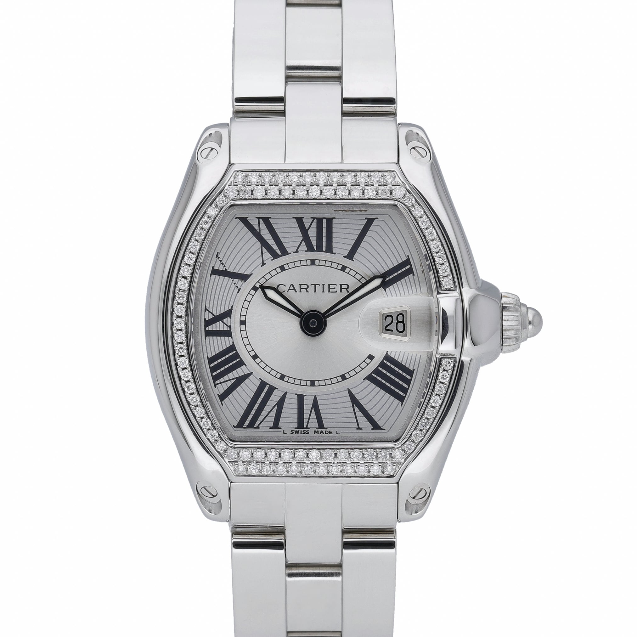 Cartier Roadster 2675 White Dial at Sonning Vintage Watches