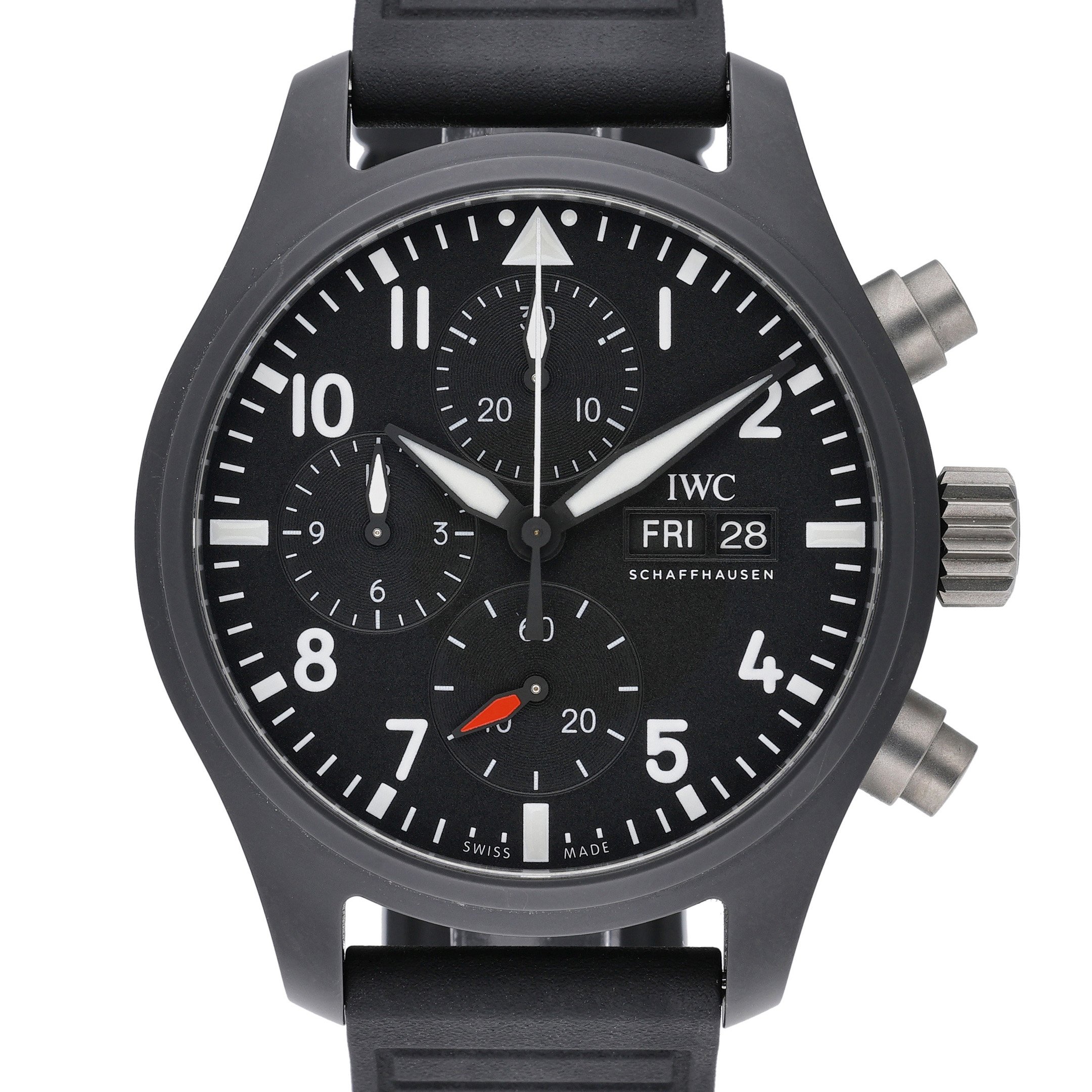 Iwc Pilot Chronograph Top Gun at Sonning Vintage Watches