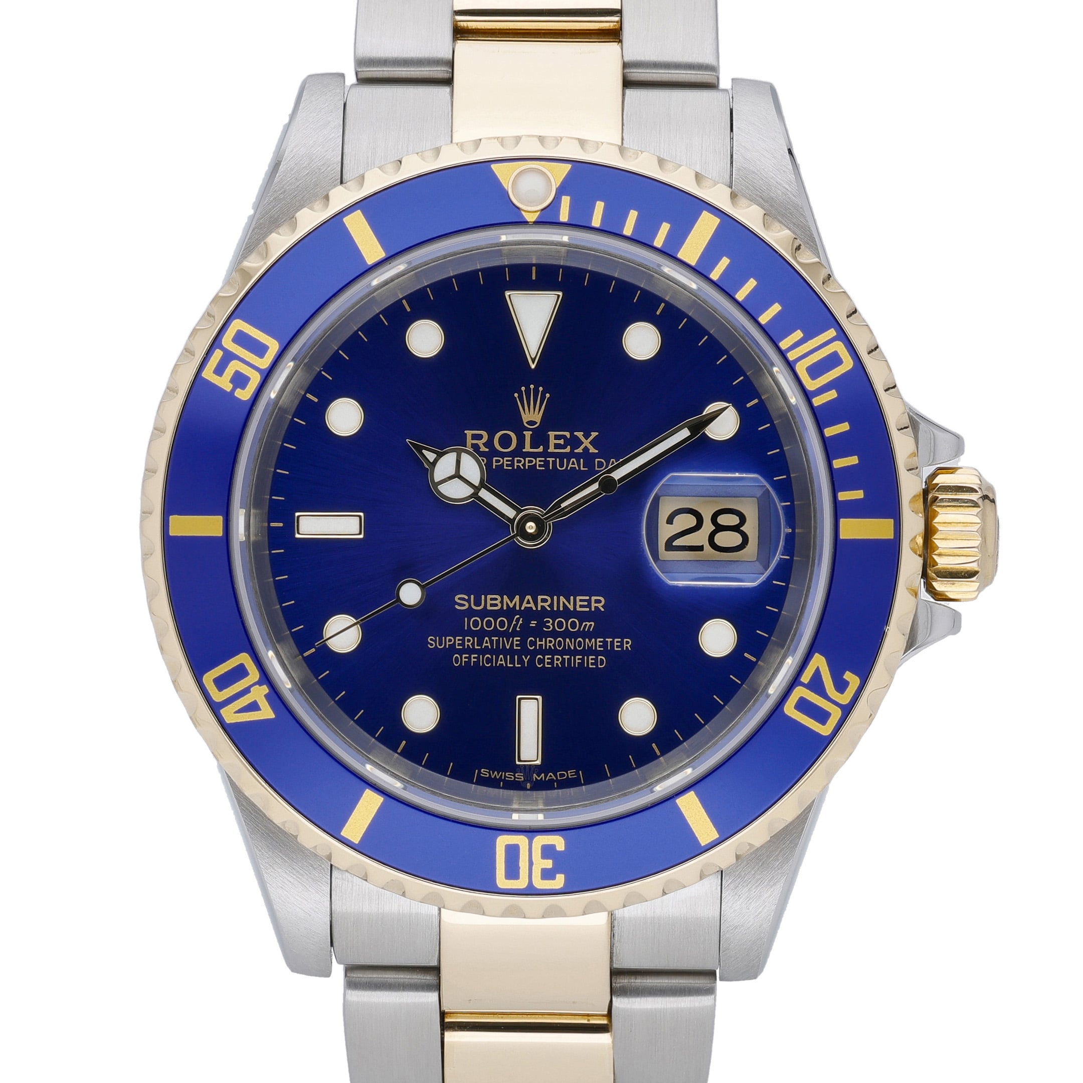 Rolex Submariner 16613LB Blue Dial at Sonning Vintage Watches