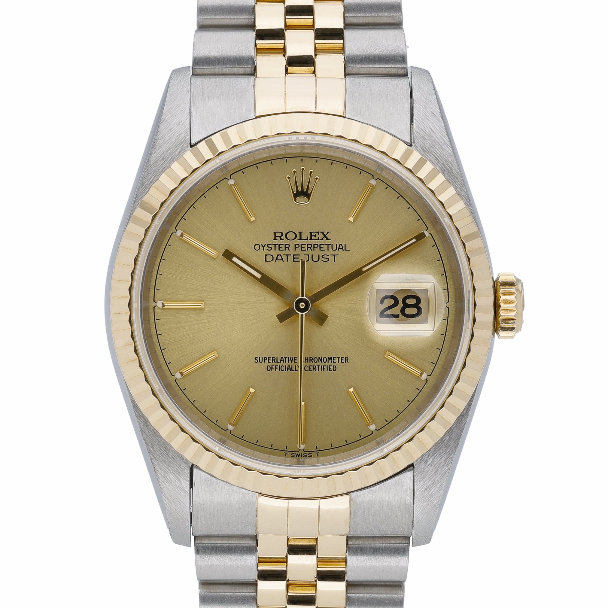 Rolex Datejust 16233 Champagne Dial at Sonning Vintage Watches