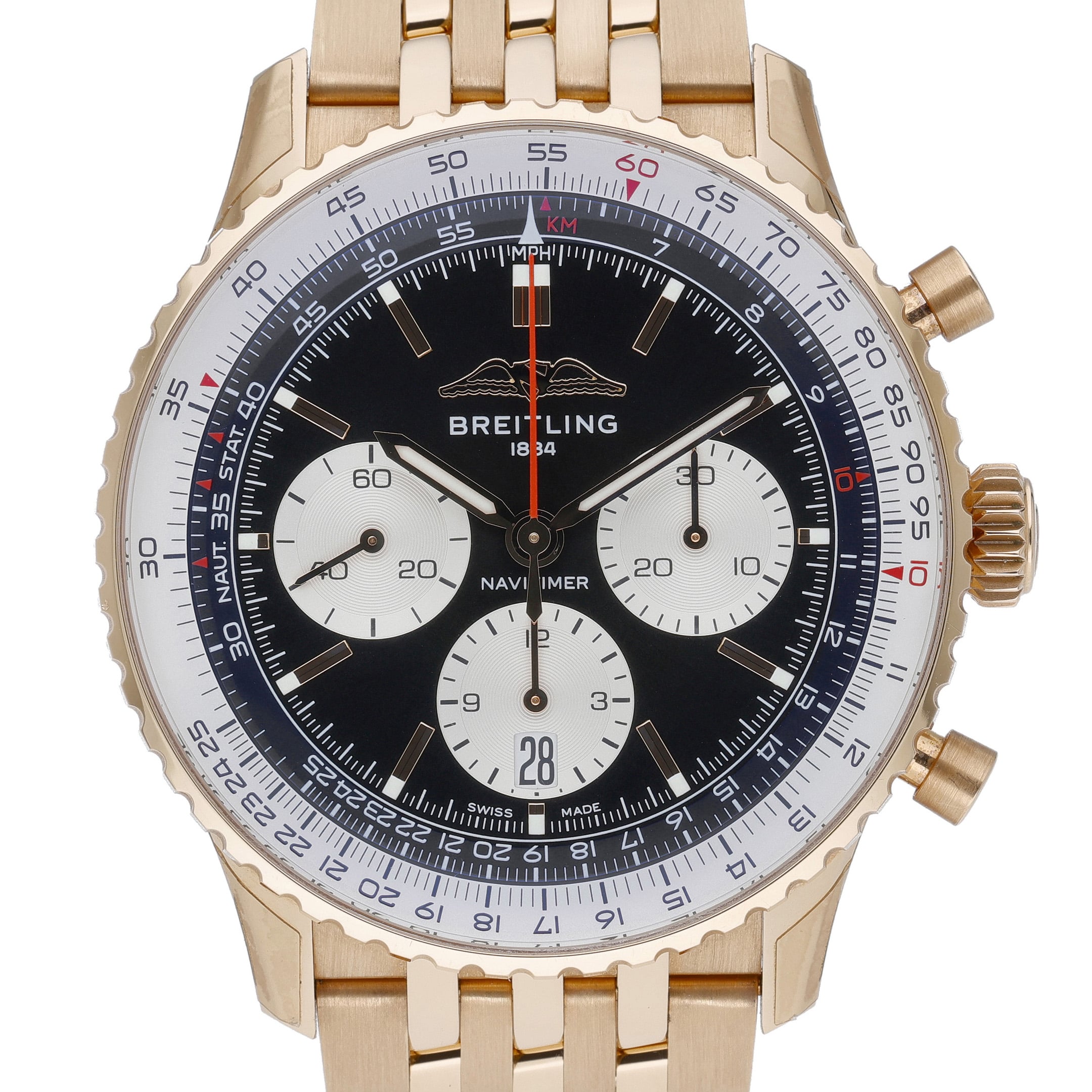 Breitling Navitimer B01 Chronograph 43 RB0138211B1R1 Black Dial at Sonning Vintage Watches