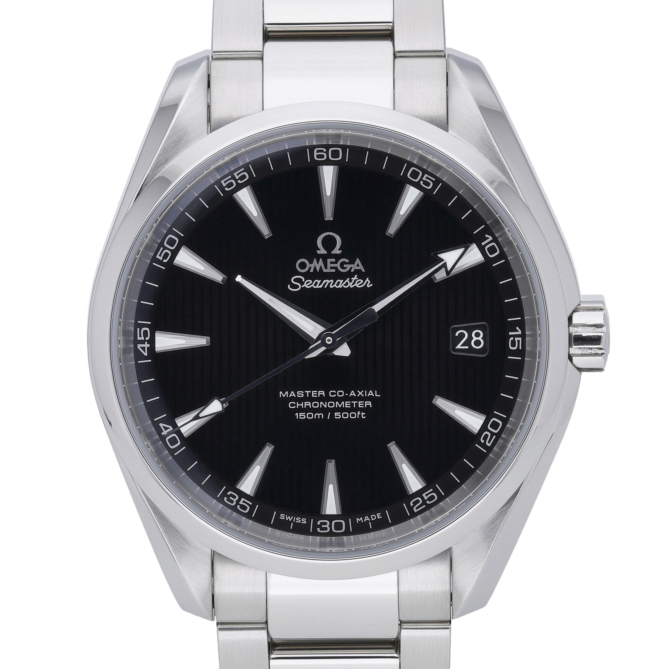 Omega Aqua Terra 231.10.42.21.01.003 Black Dial at Sonning Vintage Watches