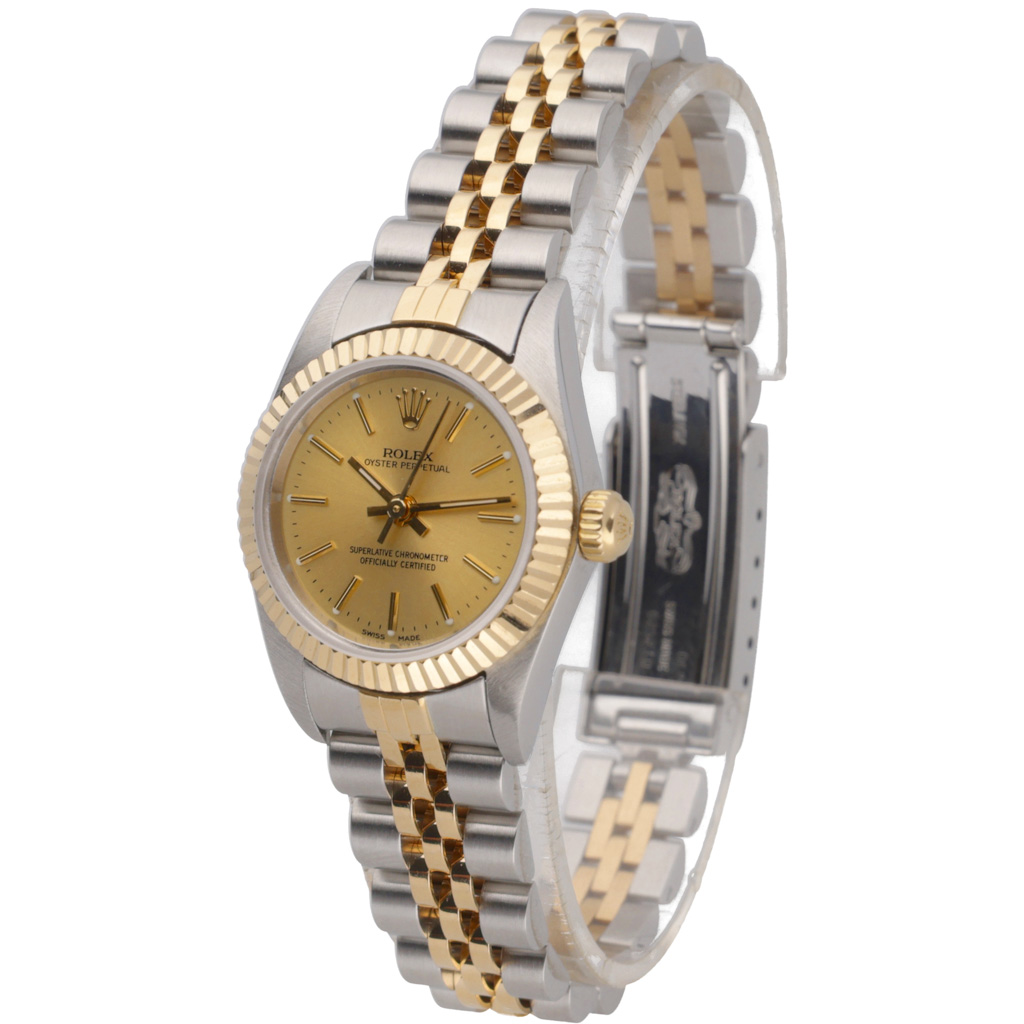ROLEX OYSTER PERPETUAL LADY 76193 3コマ
