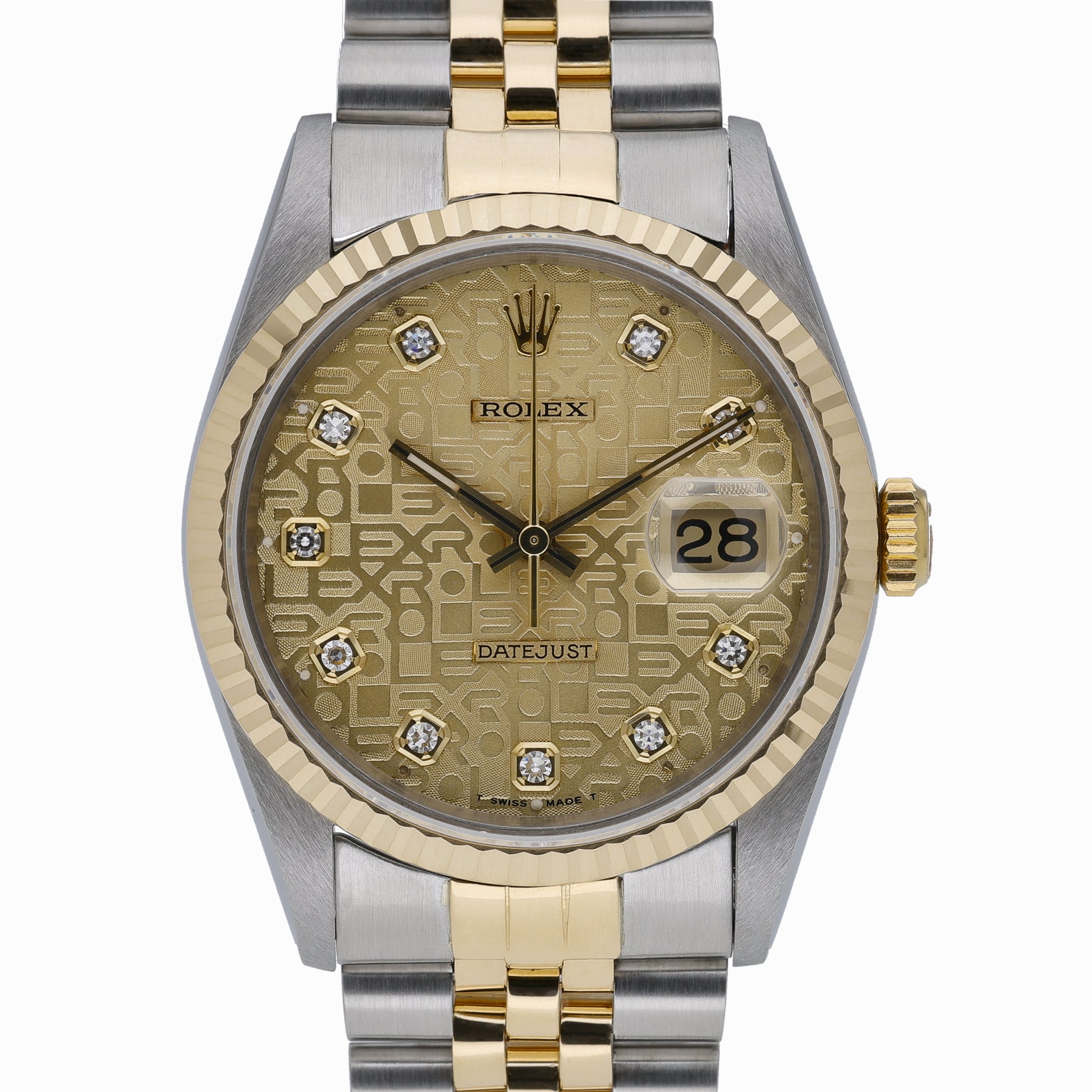Rolex Datejust 16233 Champagne Dial at Sonning Vintage Watches