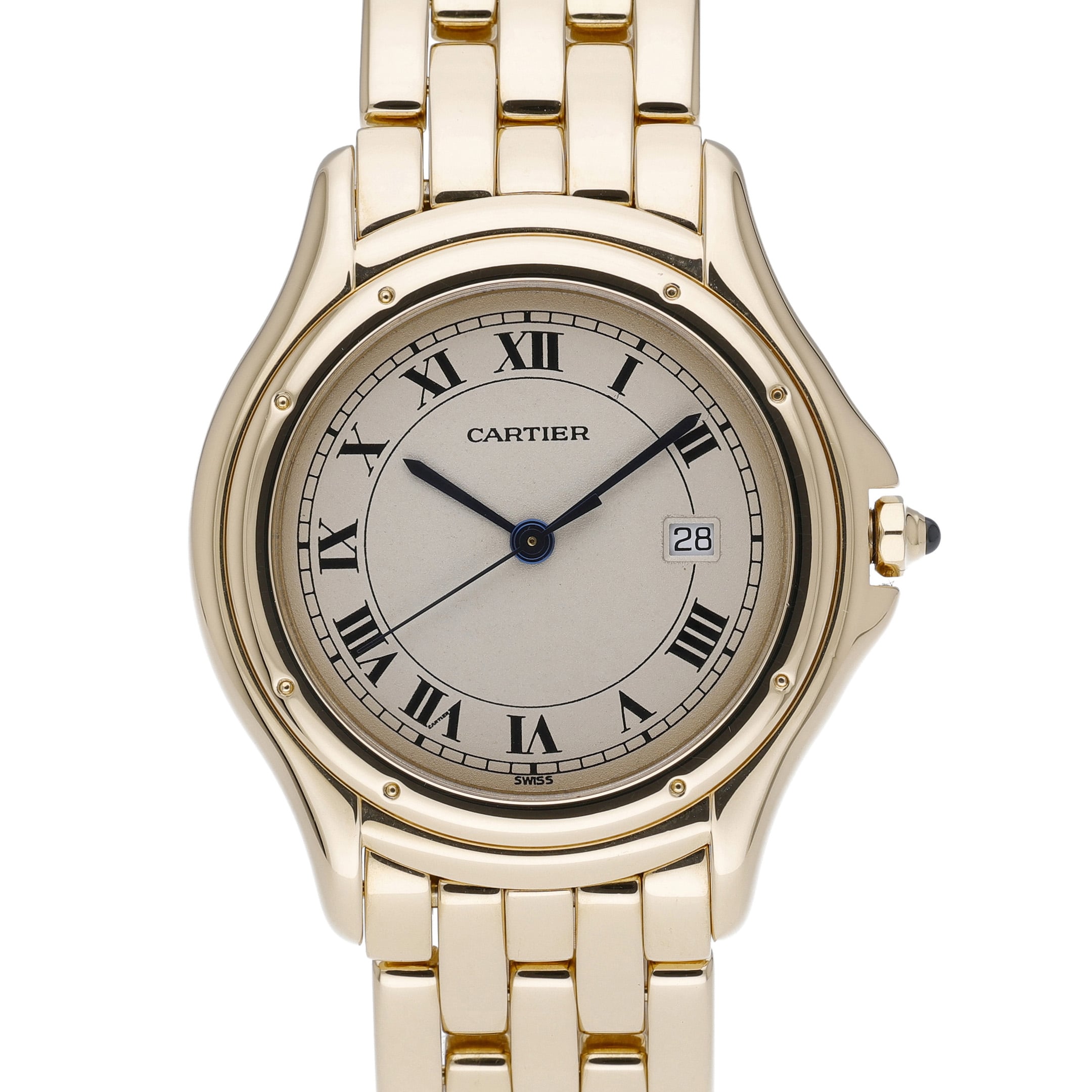 Cartier Cougar 887904 White Dial at Sonning Vintage Watches